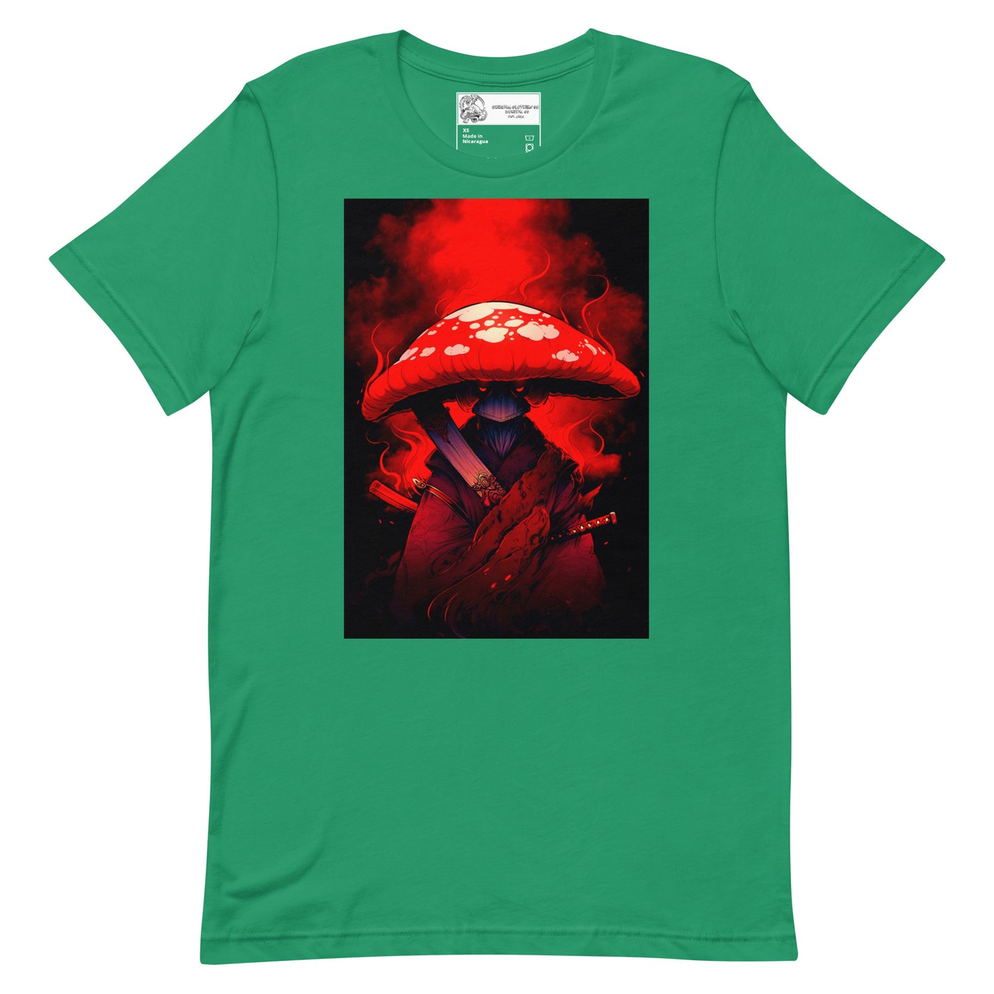 Mushroom Samurai Unisex t-shirt