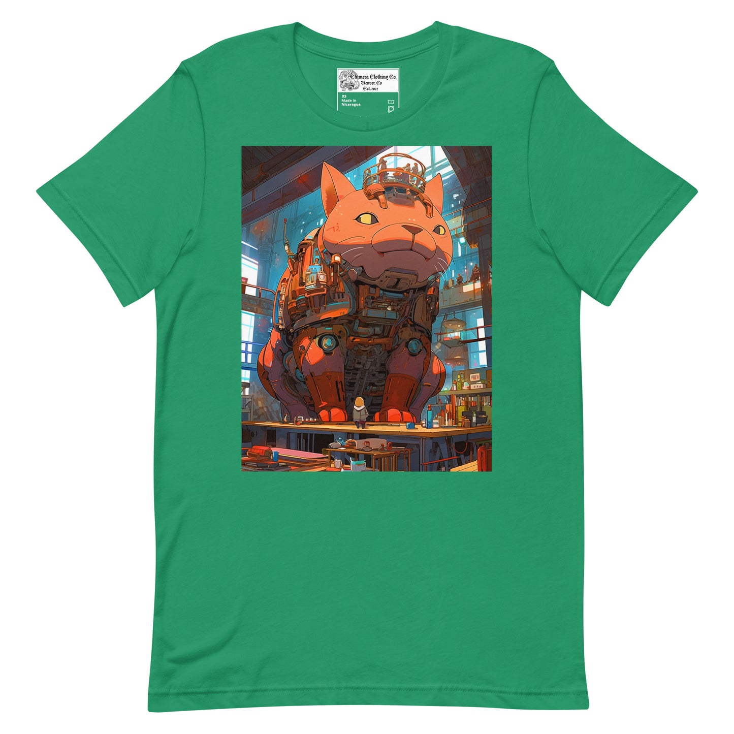 Giant Cat Robot #2 Unisex t-shirt