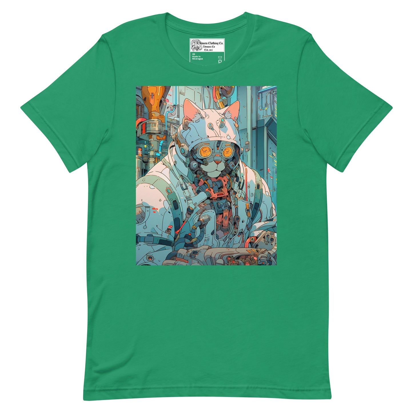 Cyborg Cat Unisex t-shirt