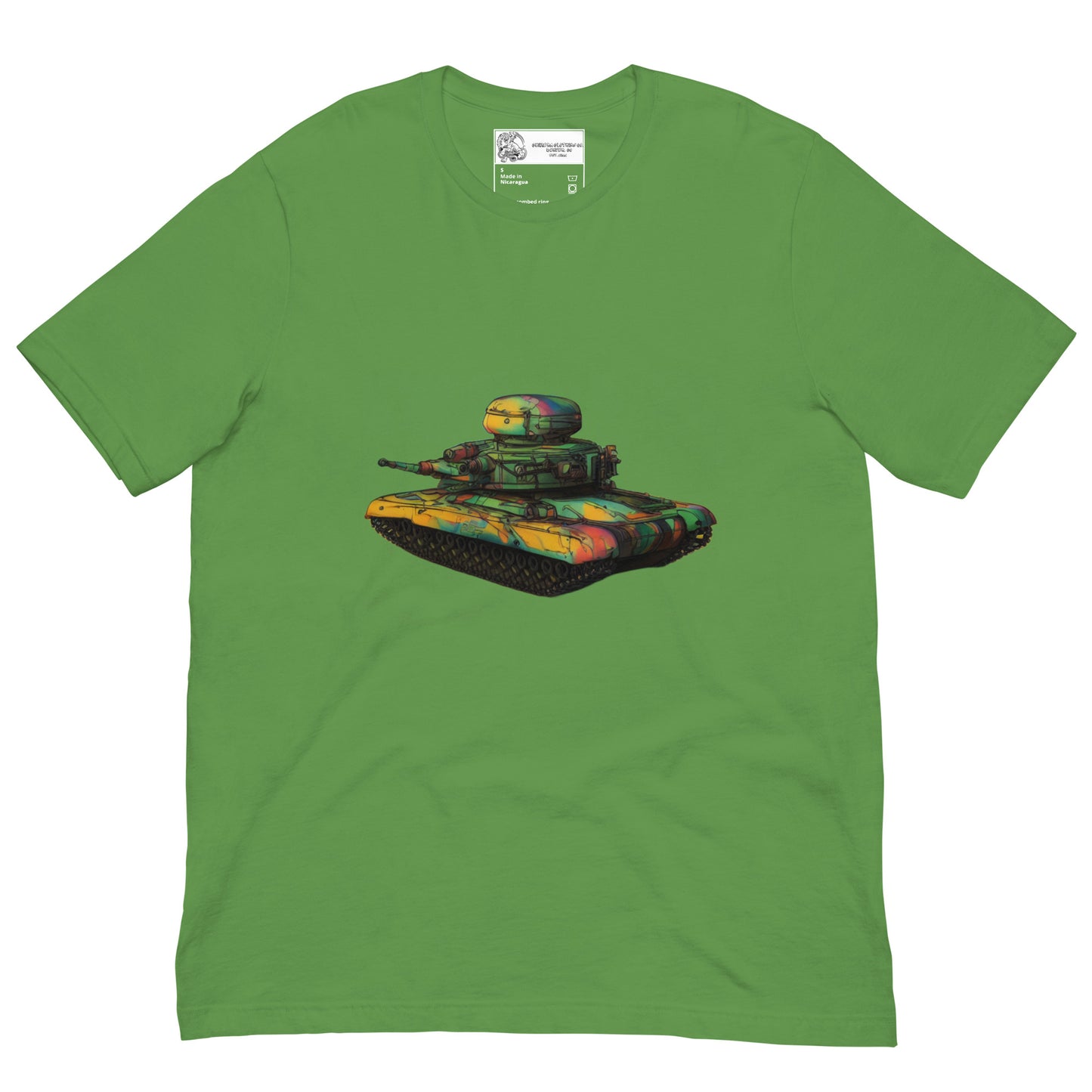 Graffiti Style Army Tank SOFT STYLE Unisex t-shirt