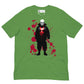 Skull Faced Killer Blood Splatter SOFT STYLE Unisex t-shirt