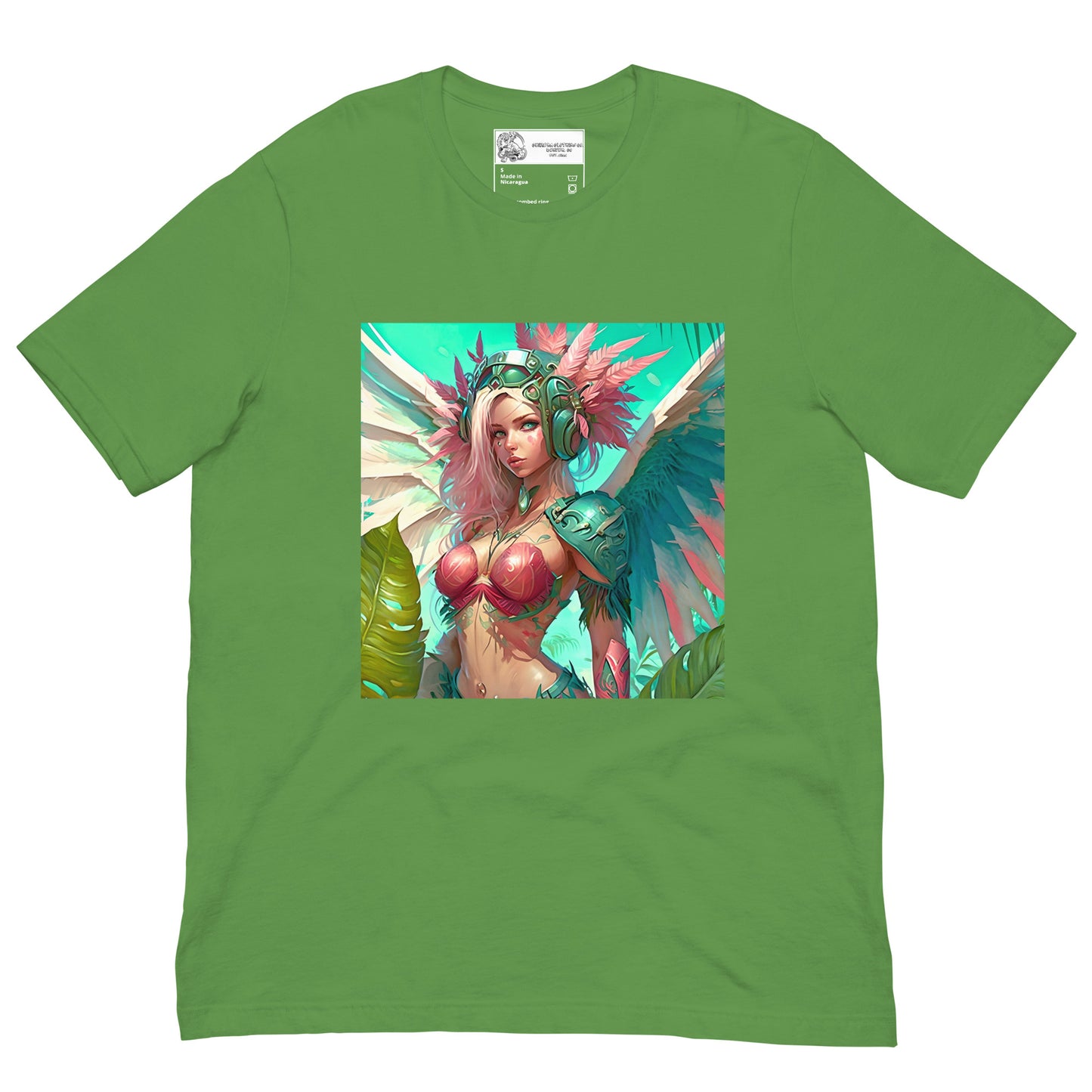 Winged Jungle Girl Unisex t-shirt