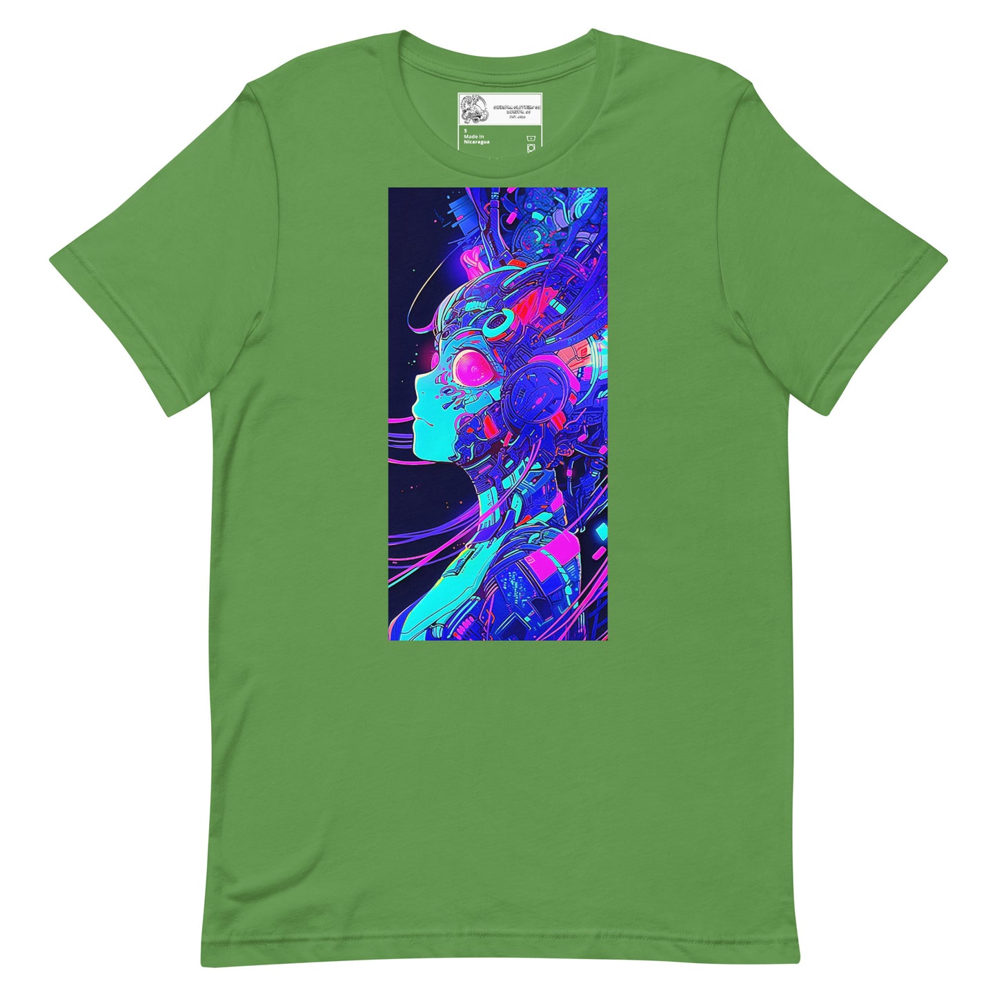 Cyborg Anime Girl #1 Unisex t-shirt