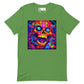 Trippy Blacklight Skull Unisex t-shirt