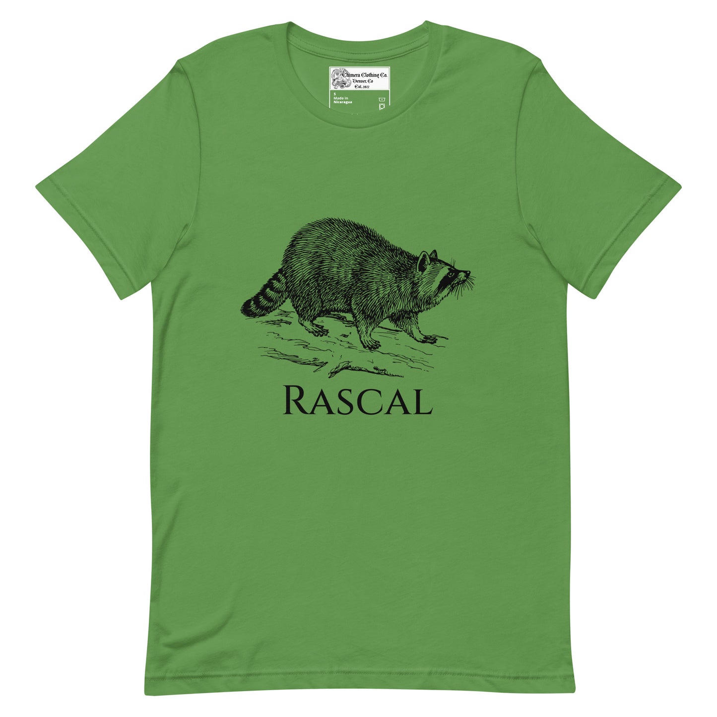 Rascal Raccoon Unisex t-shirt