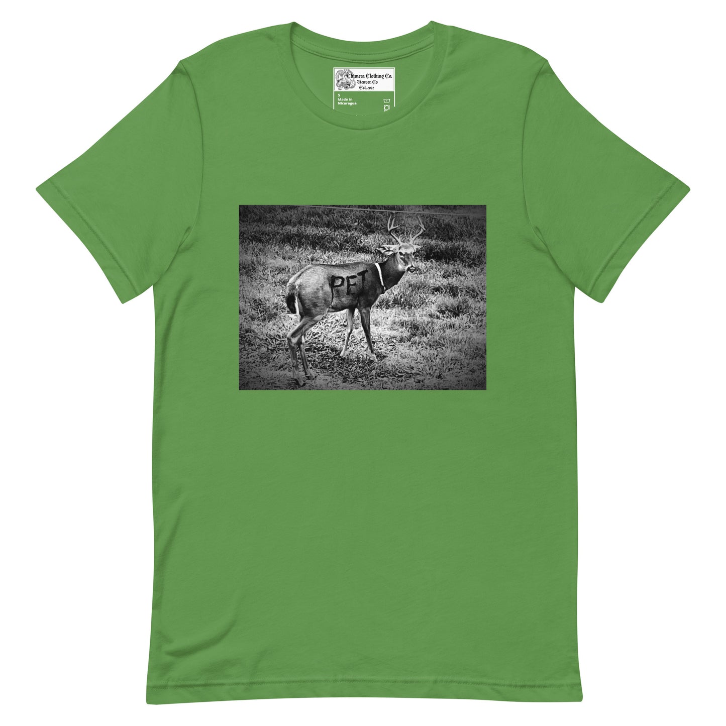 Pet Spraypainted Deer Unisex t-shirt