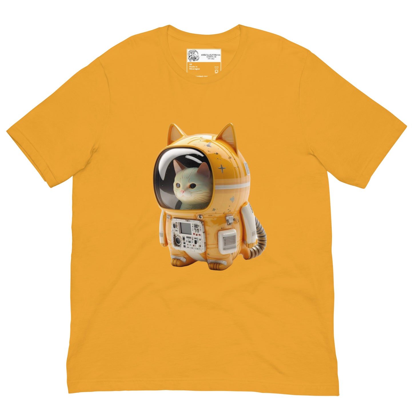 Astronaut Space Kitty Cat Unisex t-shirt