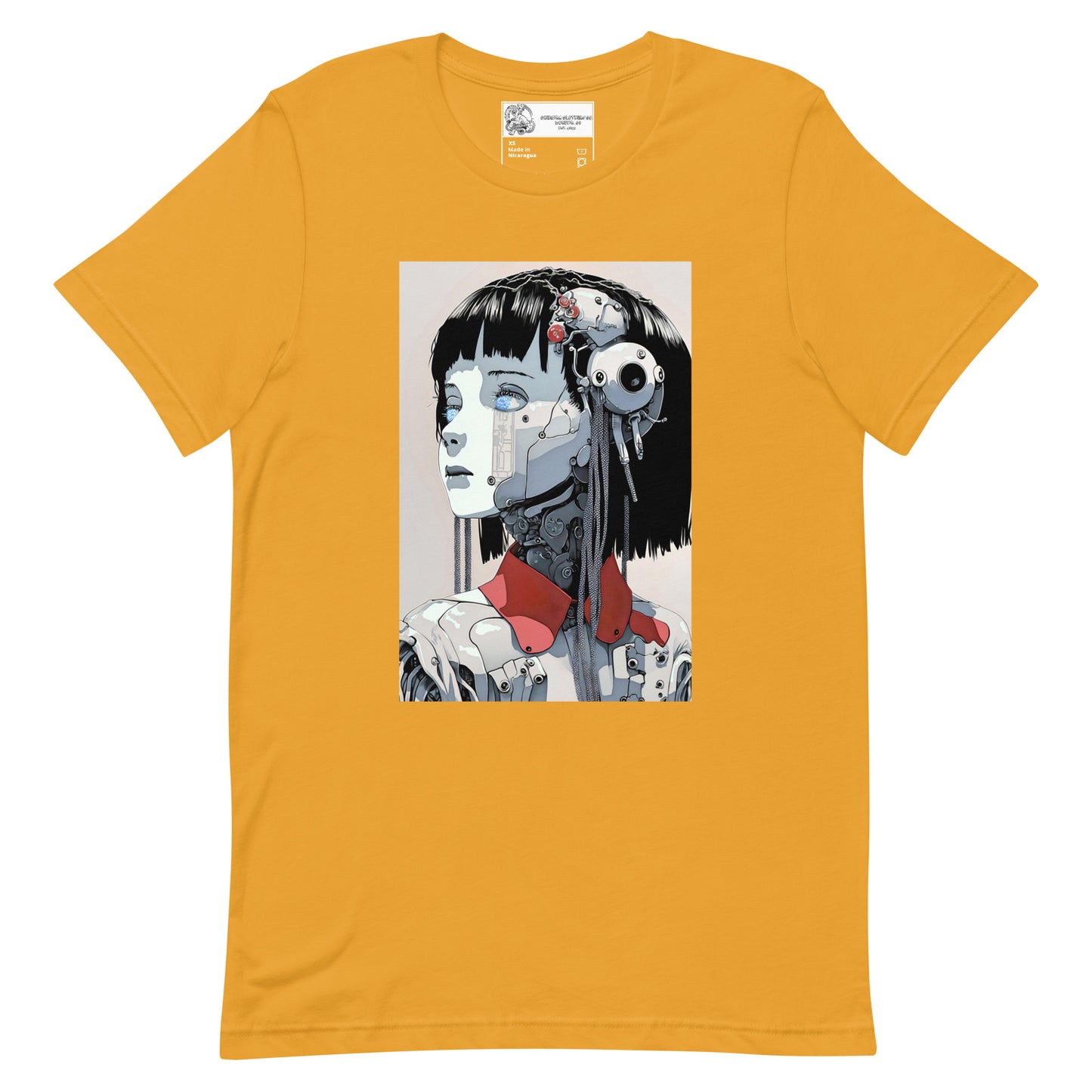 Cyborg Anime Woman #2 Unisex t-shirt