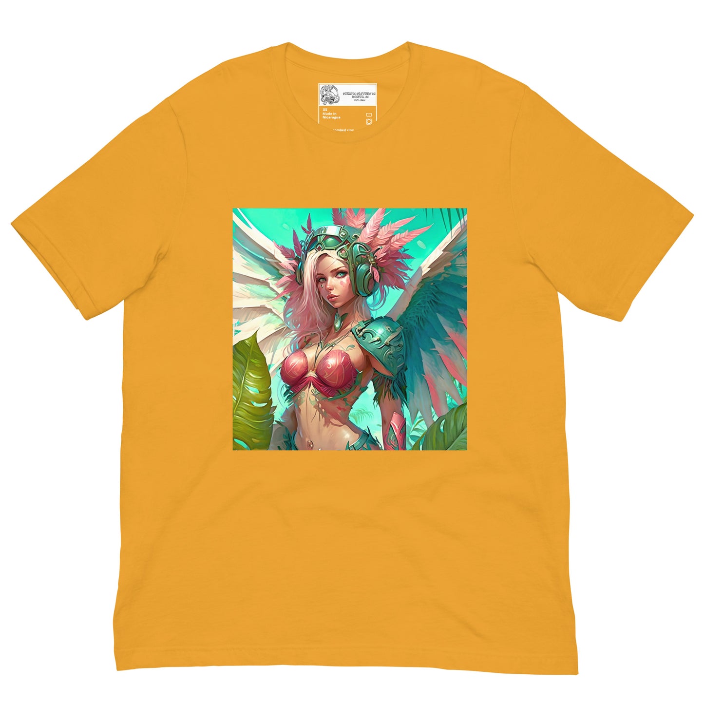 Winged Jungle Girl Unisex t-shirt