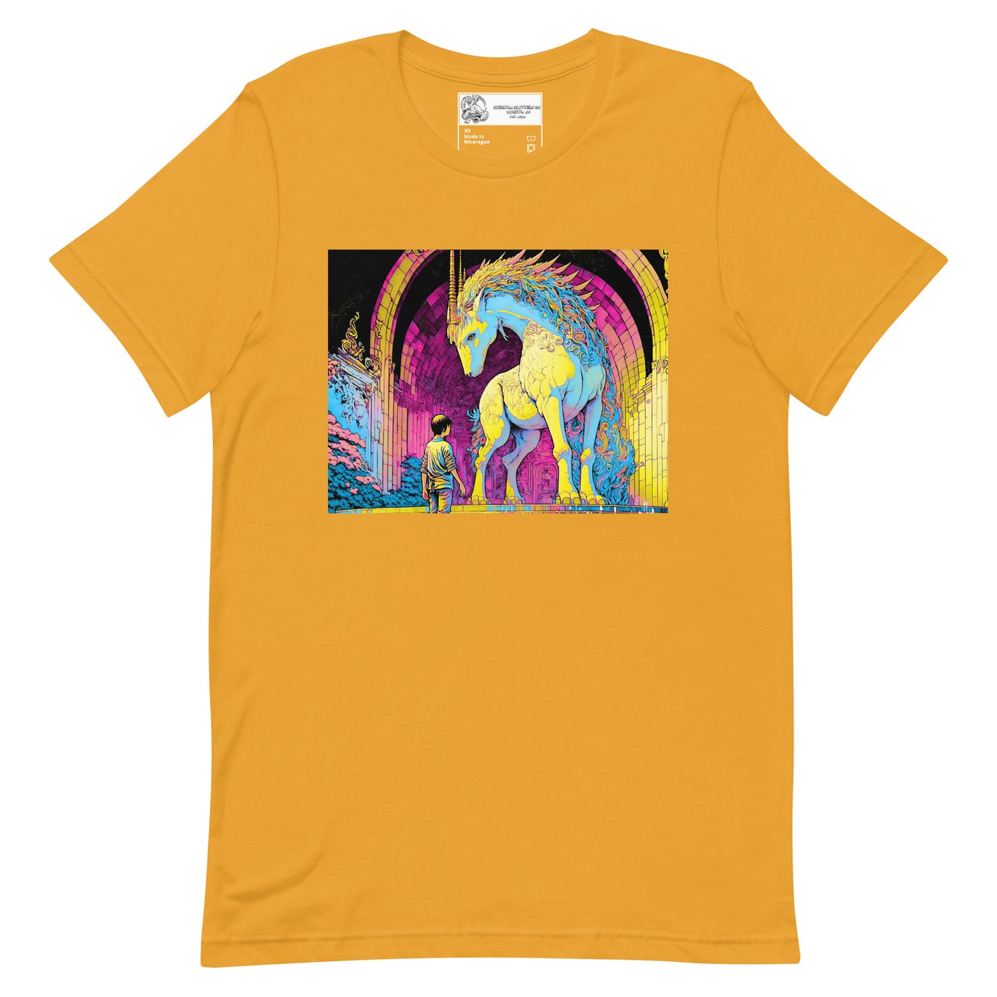 Mystic Unicorn Neon Version Unisex t-shirt