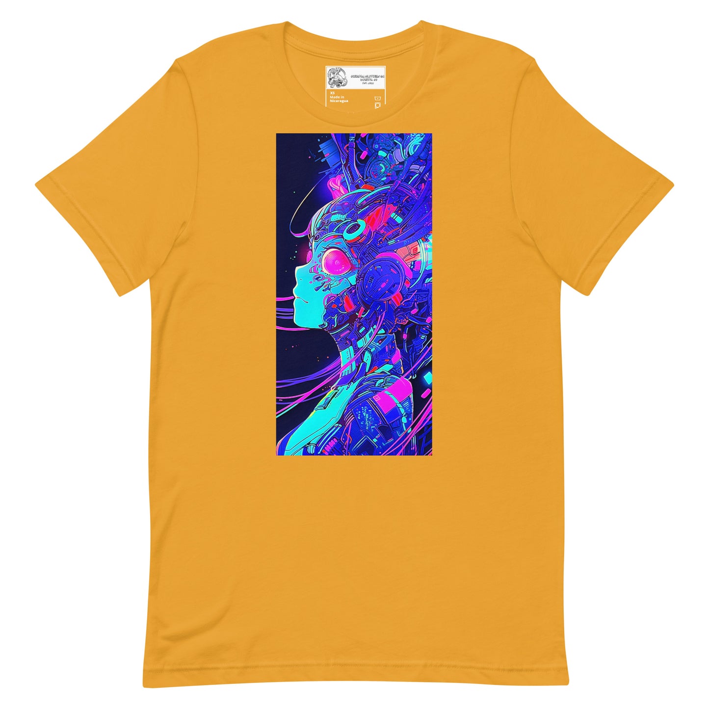 Cyborg Anime Girl #1 Unisex t-shirt