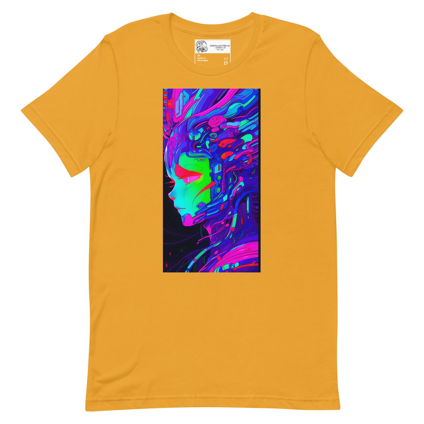 Cyborg Anime Girl #2 Unisex t-shirt