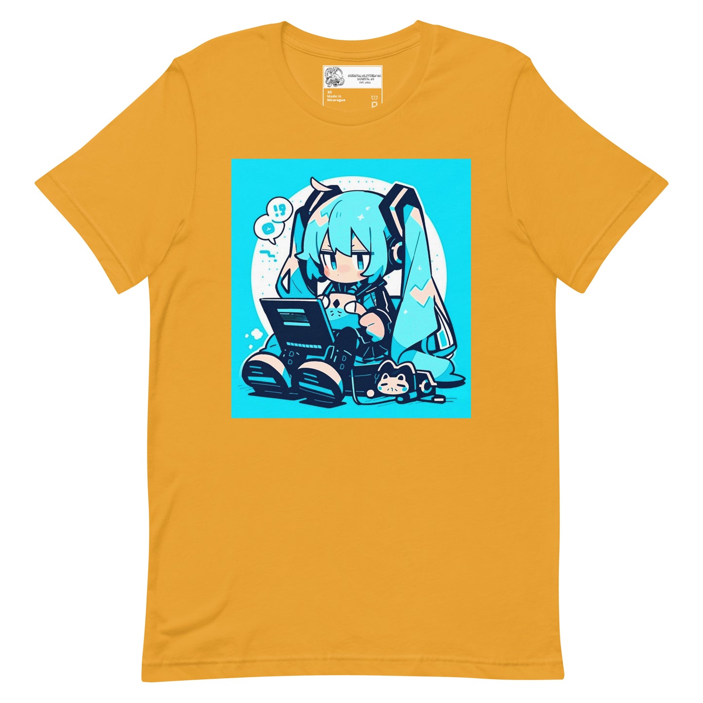 Cute Gamer Anime Hatsune Miku Unisex t-shirt