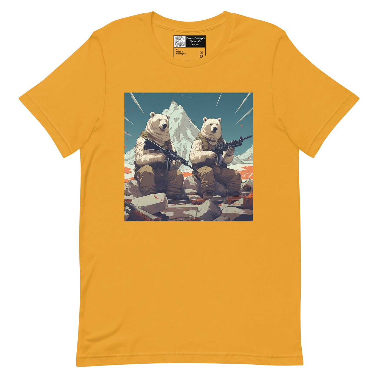 Polar Bear Soldiers Unisex t-shirt