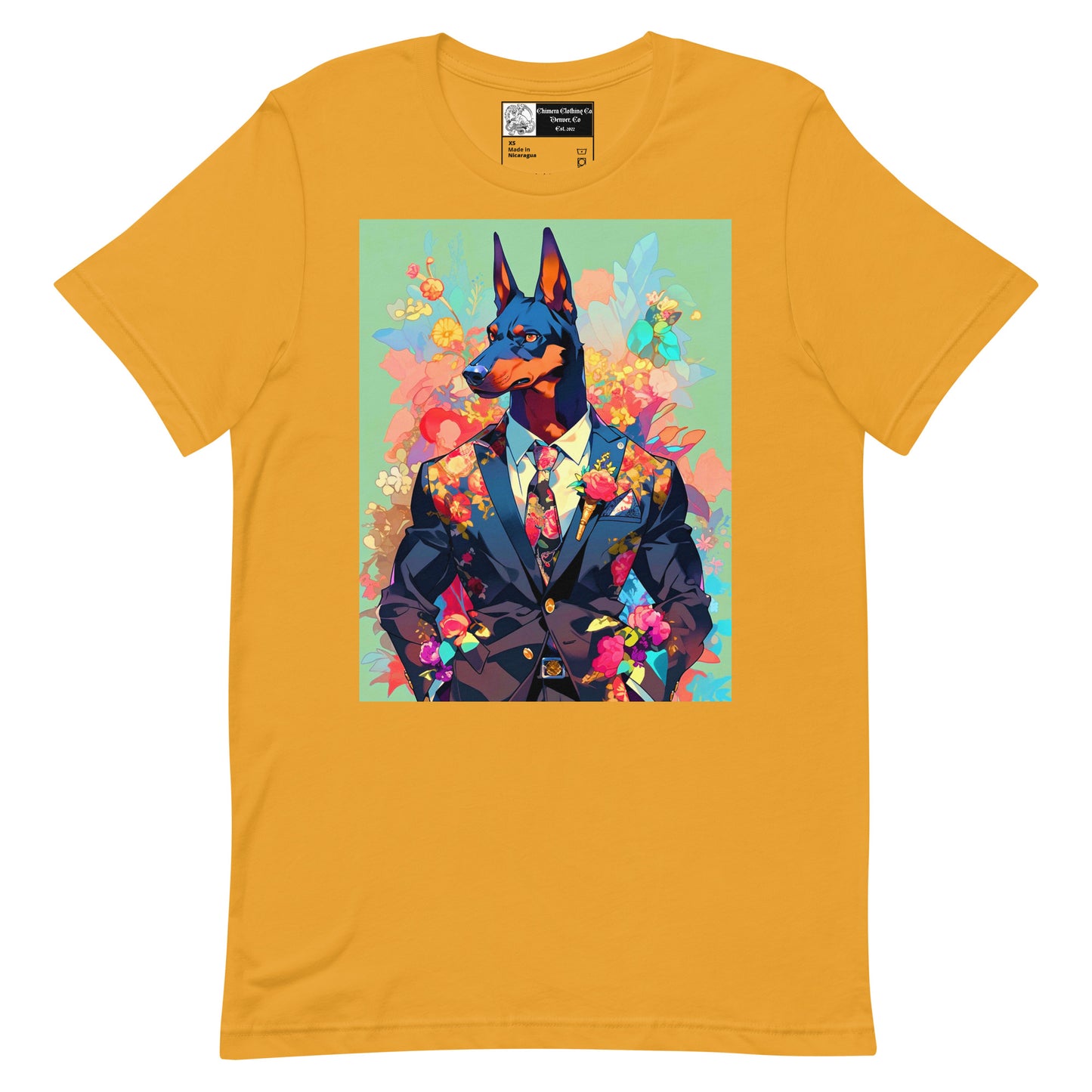 Boss Dog Doberman Unisex t-shirt