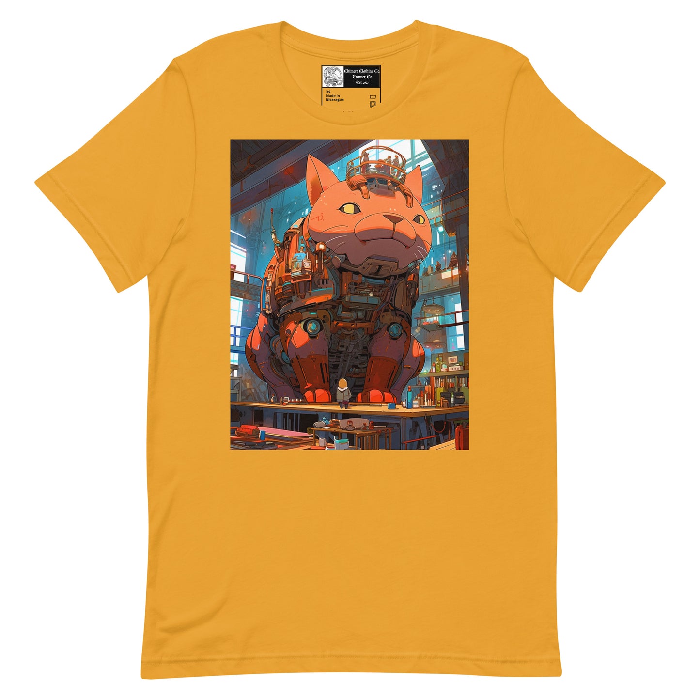 Giant Cat Robot #2 Unisex t-shirt