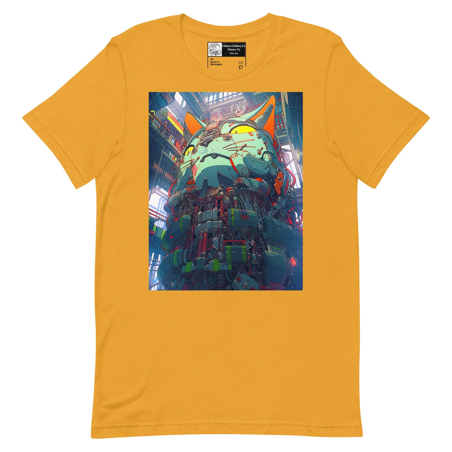 Giant Cat Robot #3 Unisex t-shirt