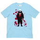 Skull Faced Killer Blood Splatter SOFT STYLE Unisex t-shirt