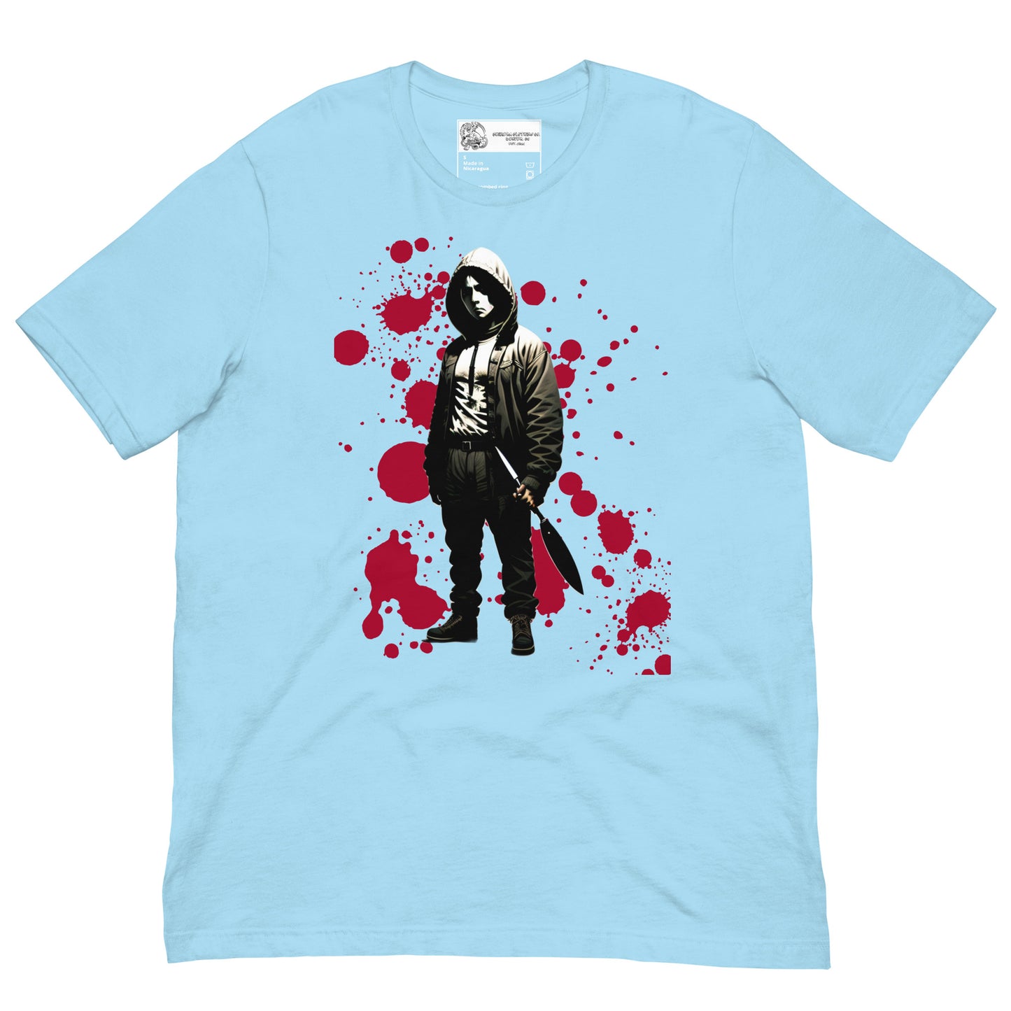 Blood Splatter Killer SOFT STYLE Unisex t-shirt