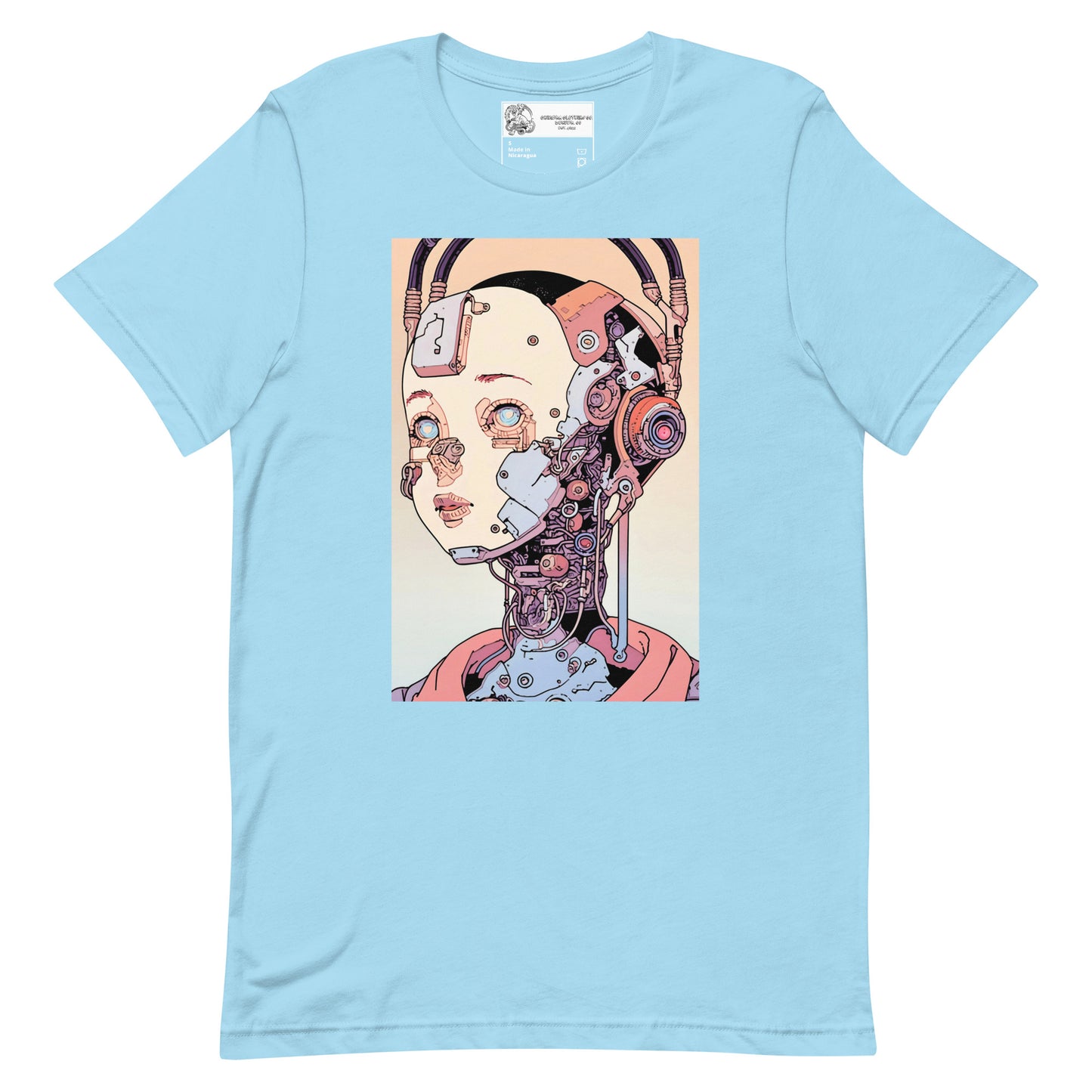 Cyborg Anime Woman #1 Unisex t-shirt