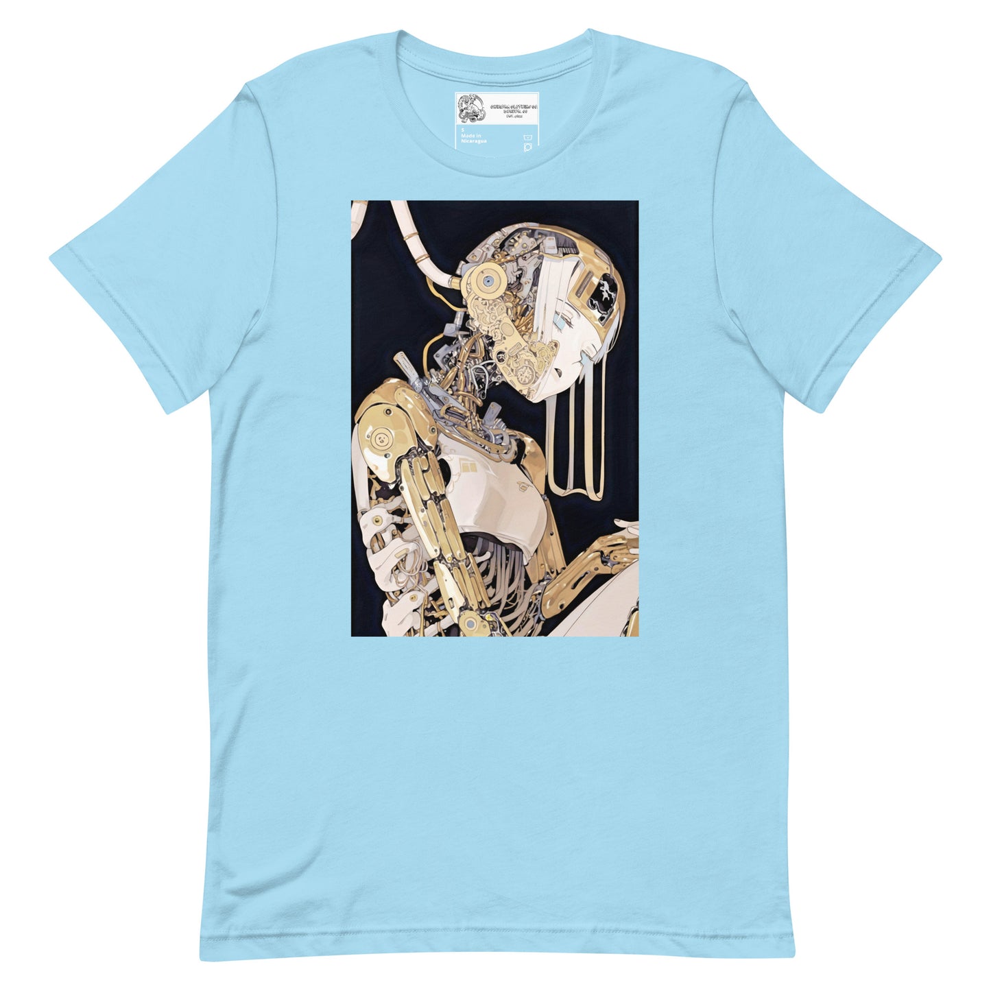 Cyborg Anime Woman #3 Unisex t-shirt