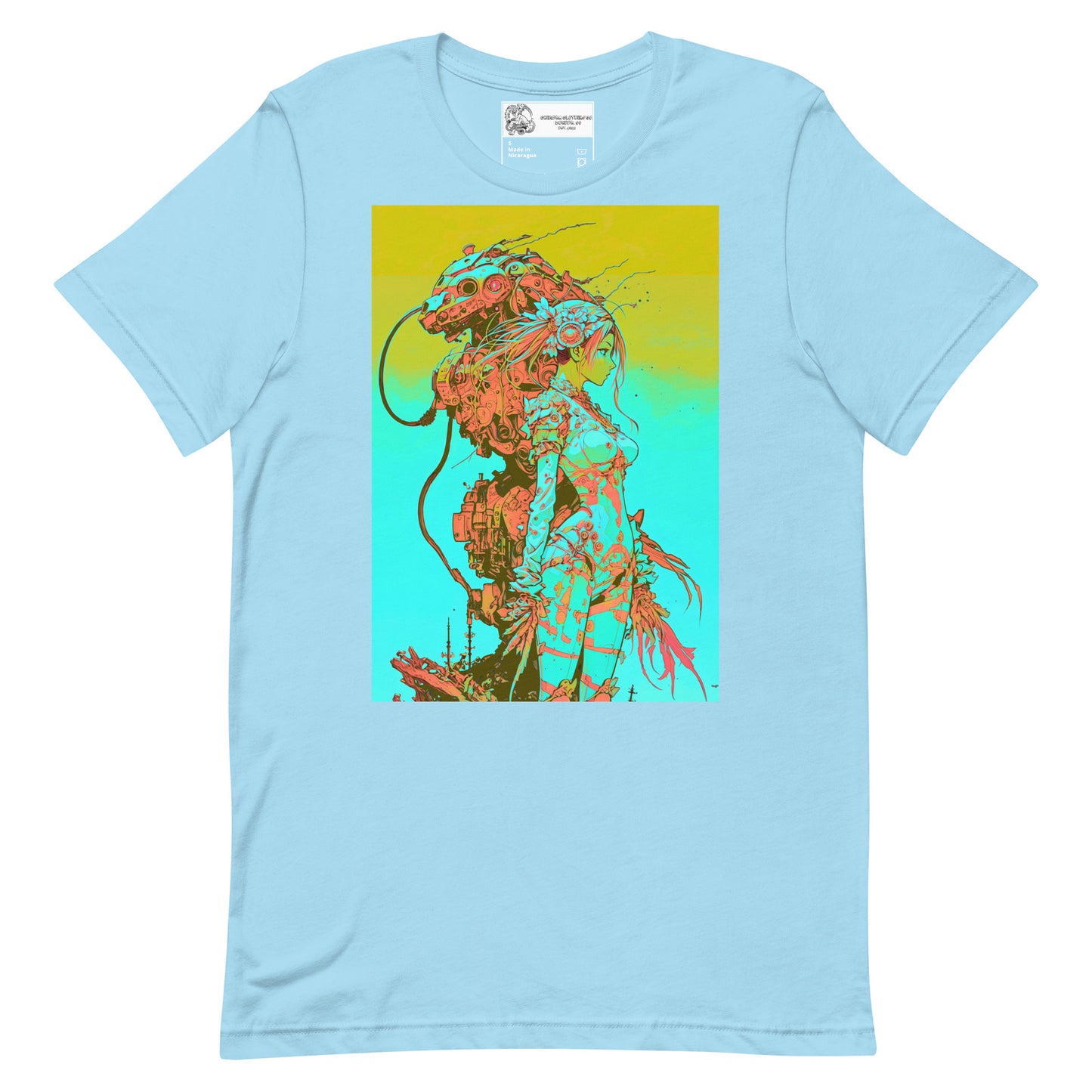 Cyborg Anime Woman #6 Unisex t-shirt