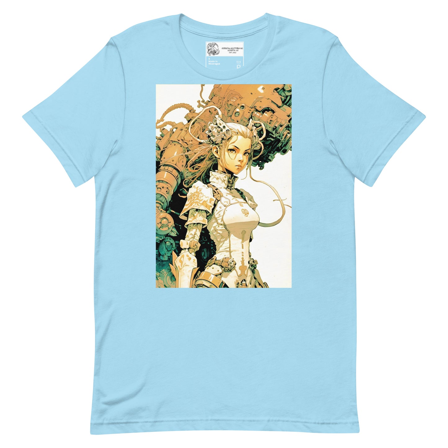 Cyborg Anime Woman #7 Unisex t-shirt