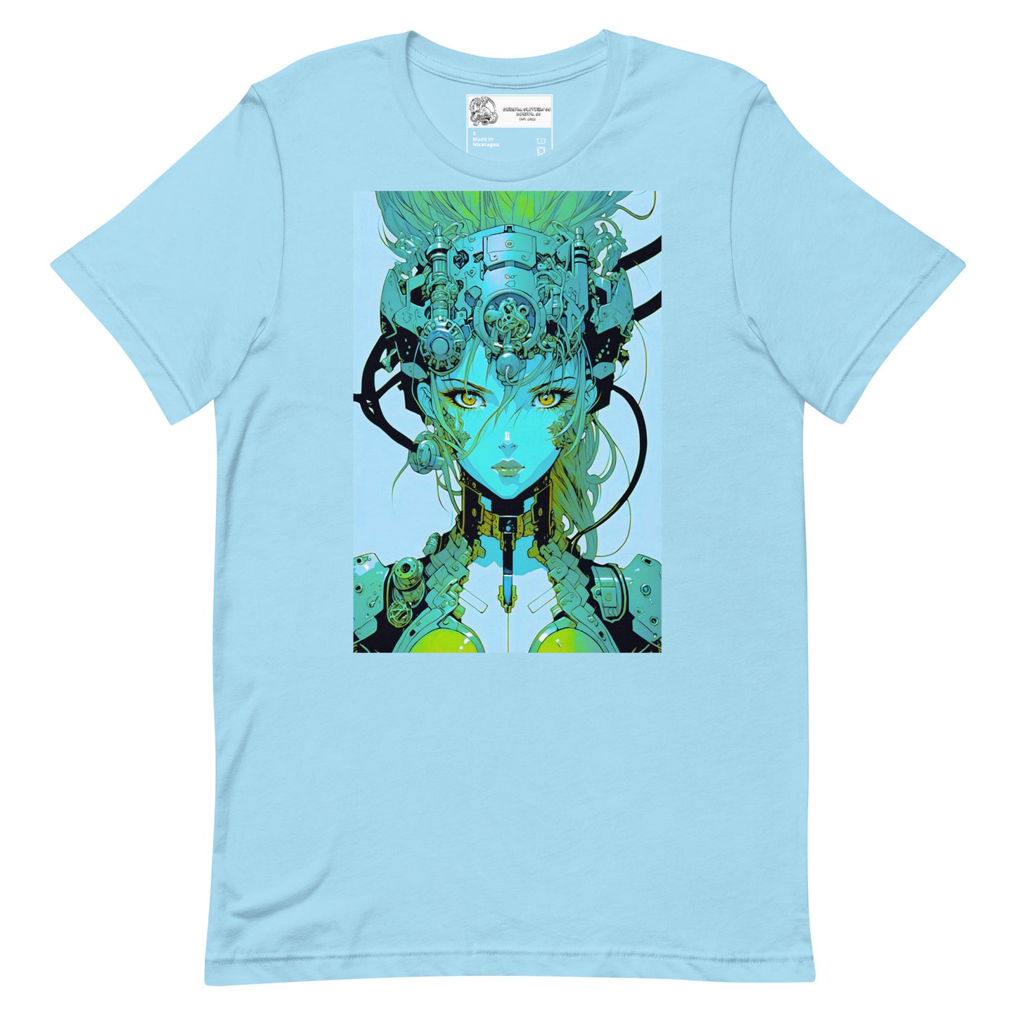 Cyborg Anime Woman #8 Unisex t-shirt