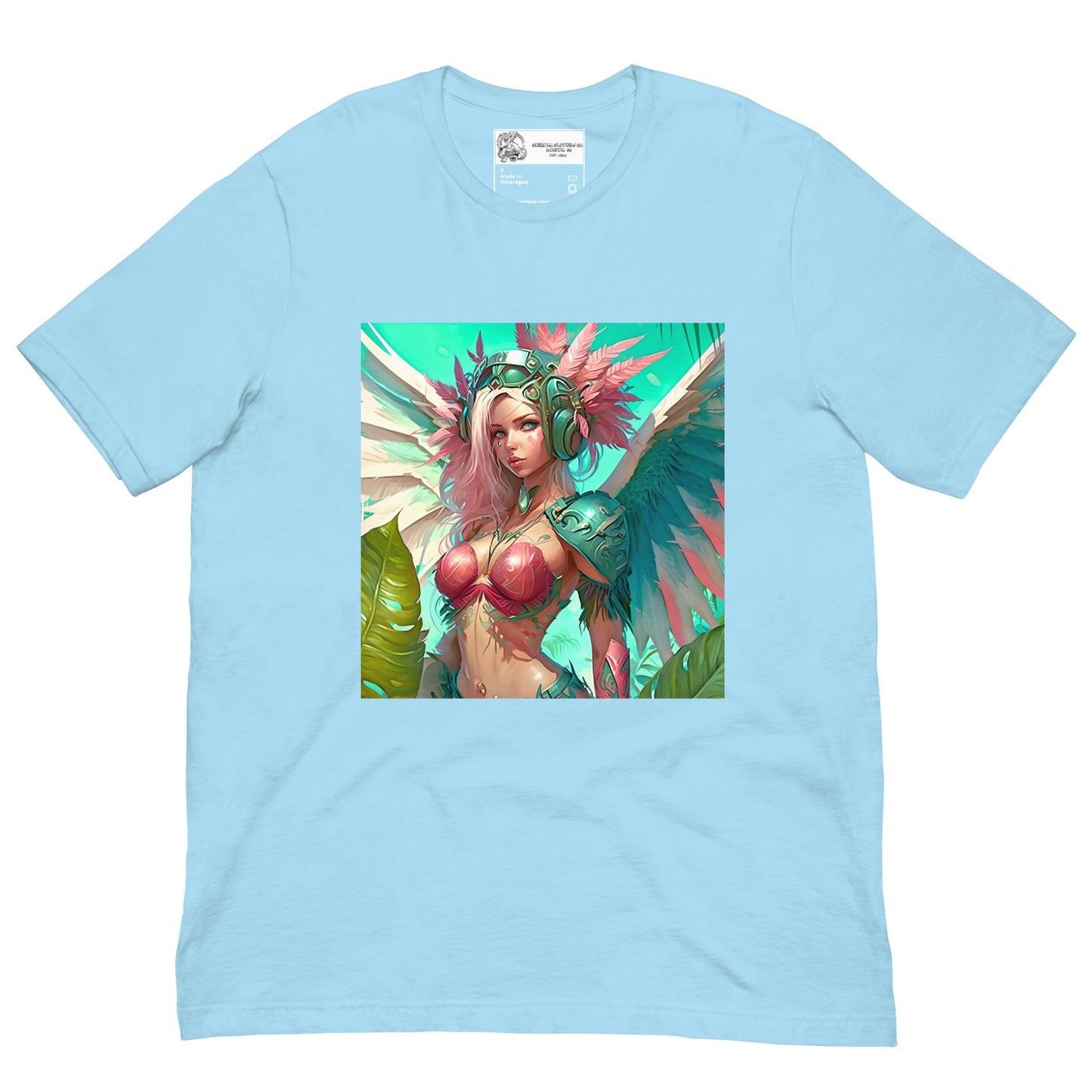 Winged Jungle Girl Unisex t-shirt