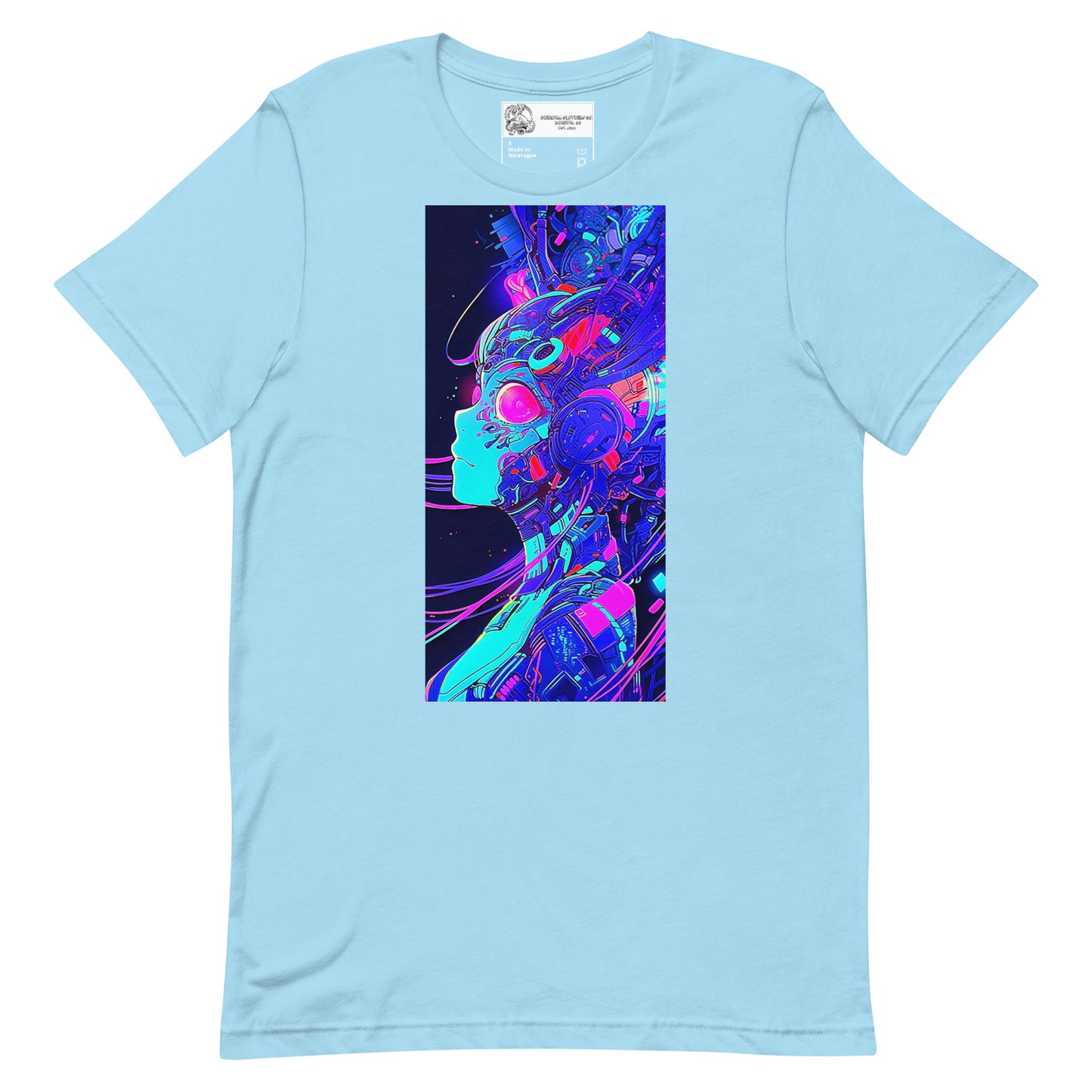 Cyborg Anime Girl #1 Unisex t-shirt