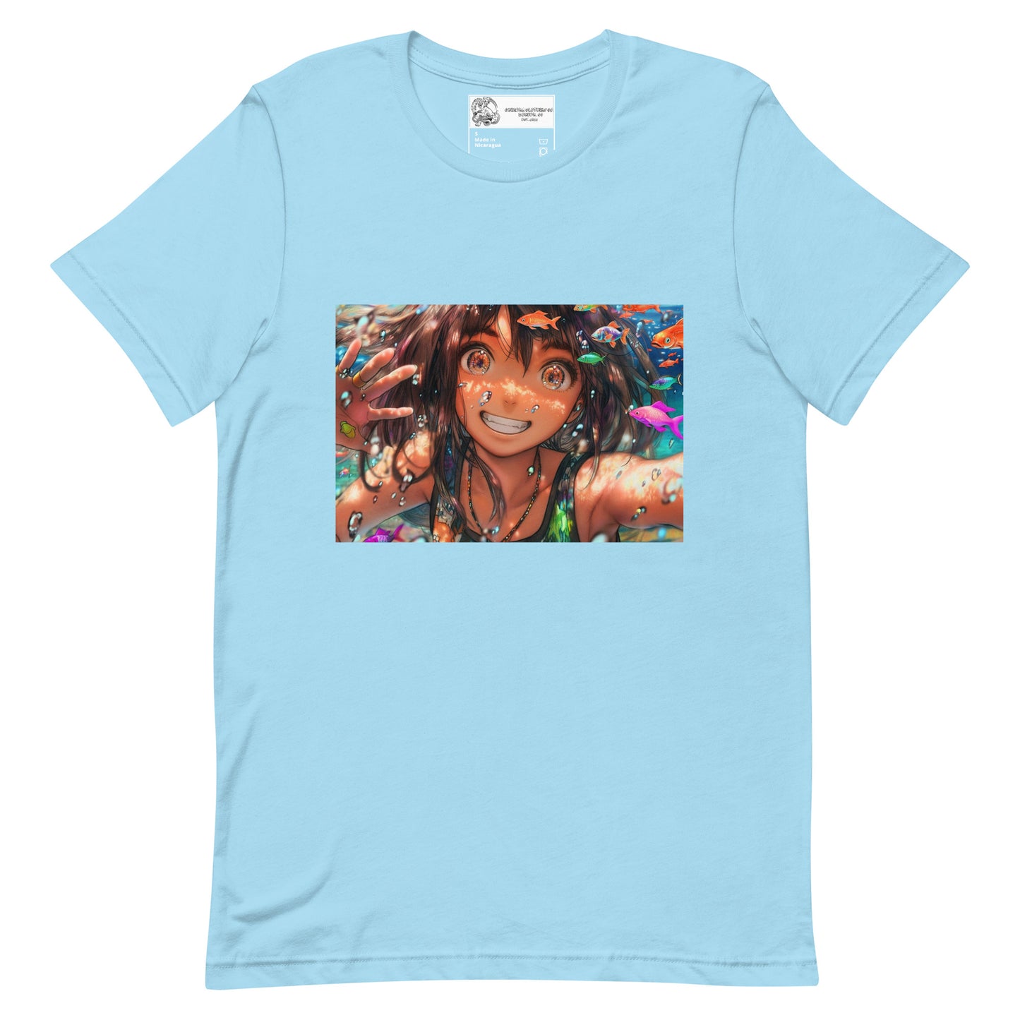 Swimming Sora Unisex t-shirt