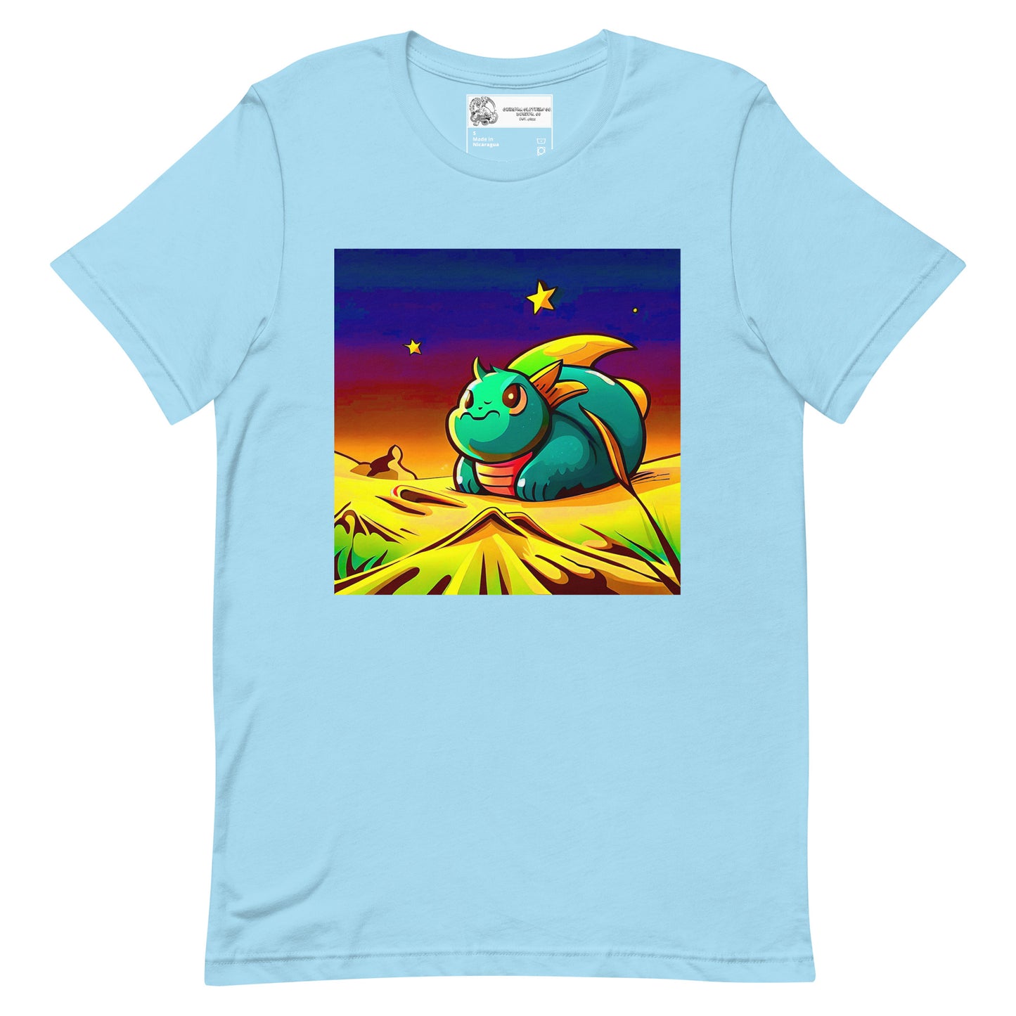 Baby Wingless Dragon Chonk Unisex t-shirt