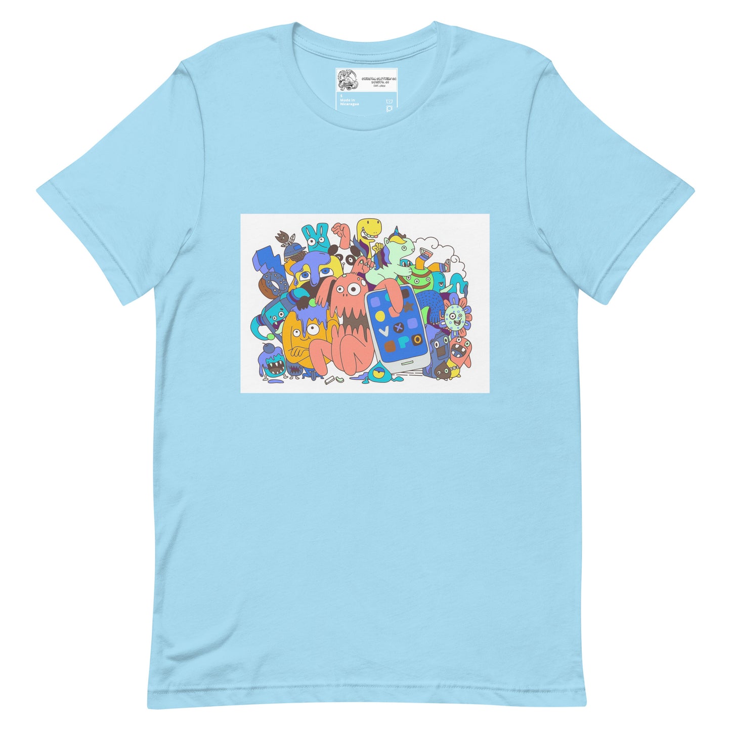 Monster Doodle Clan Unisex t-shirt