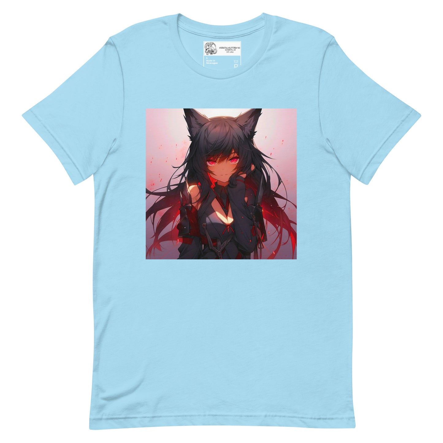 Anime Demon Kitty Girl Unisex t-shirt