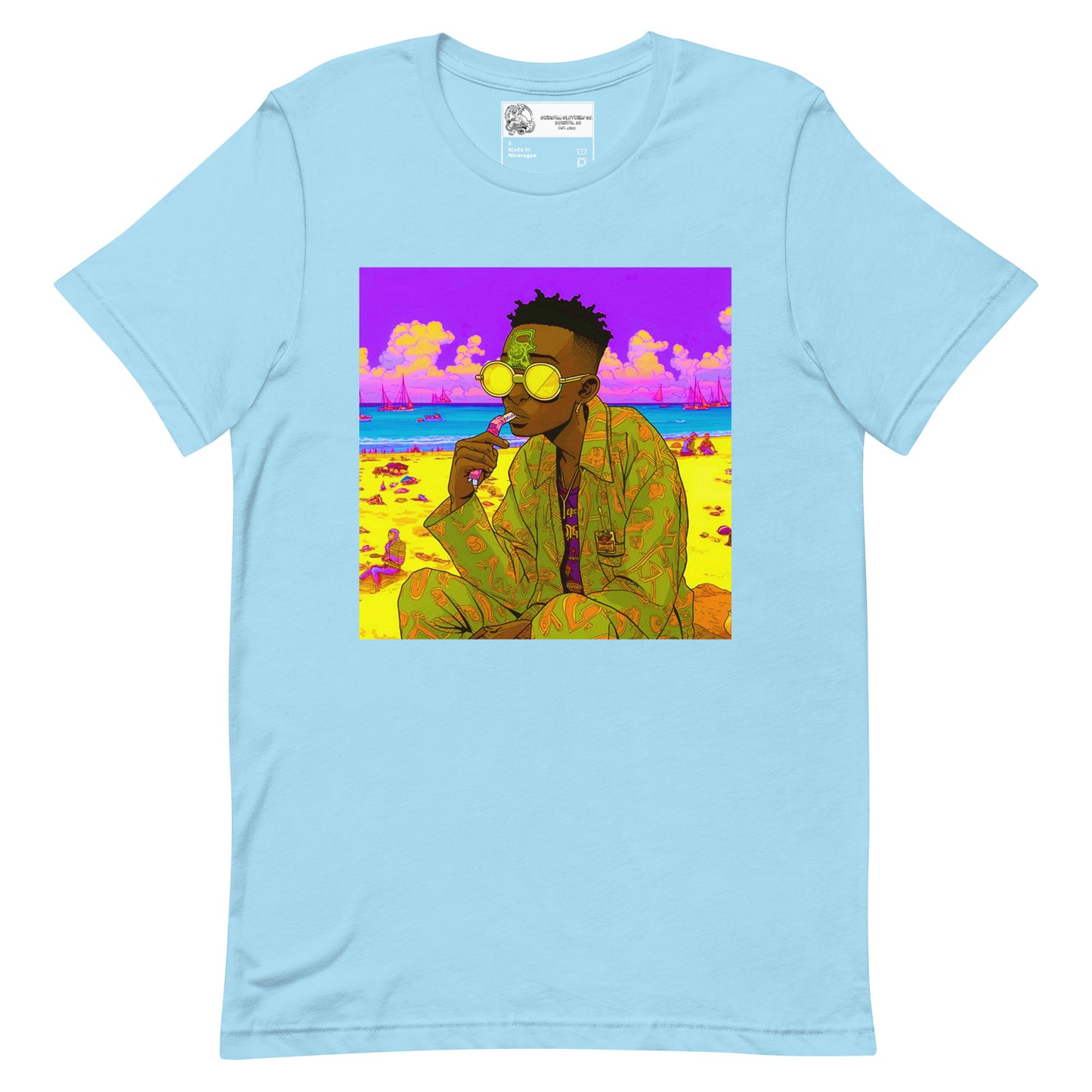 Vivid Beach Unisex t-shirt