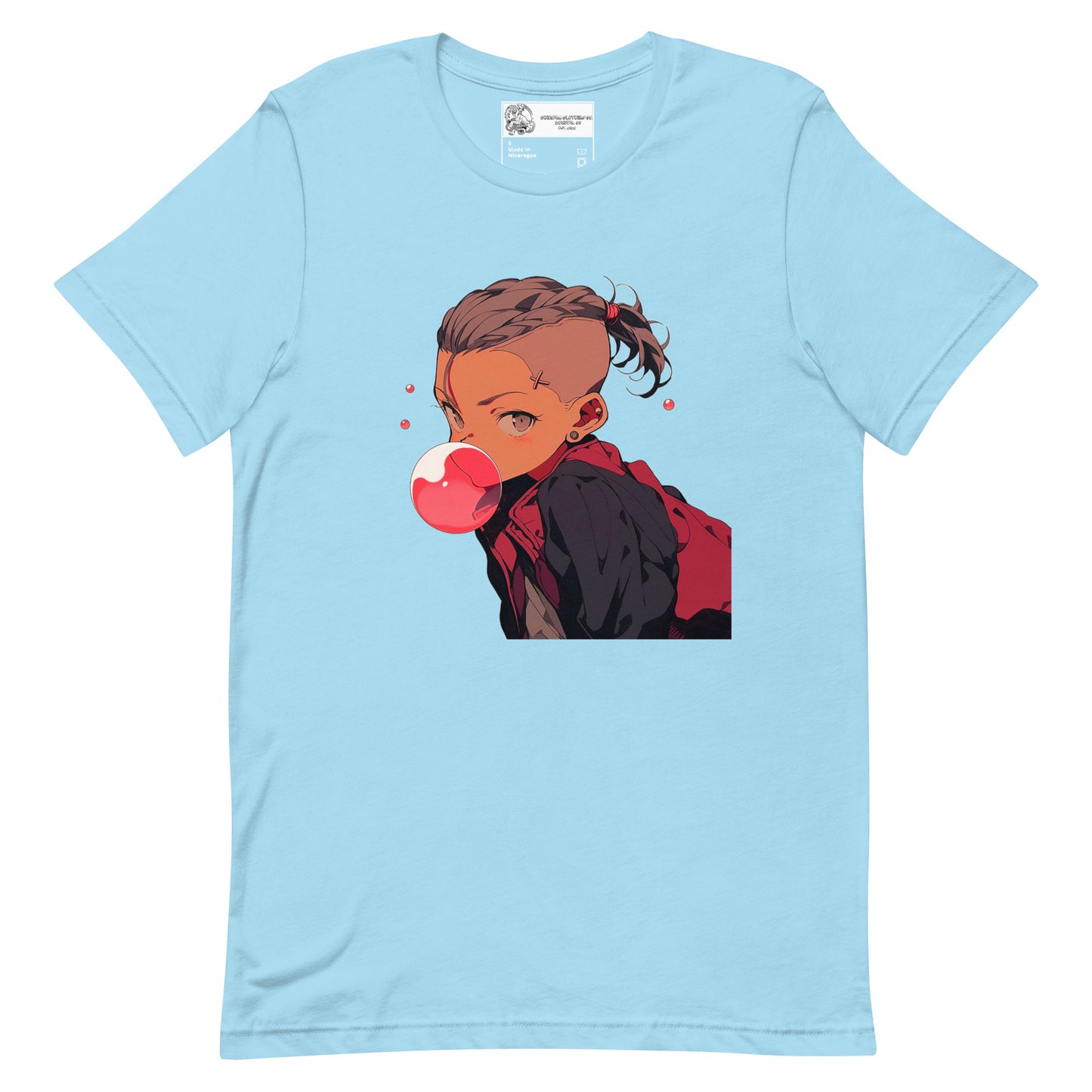 Bubblegum Anime Girl Unisex t-shirt