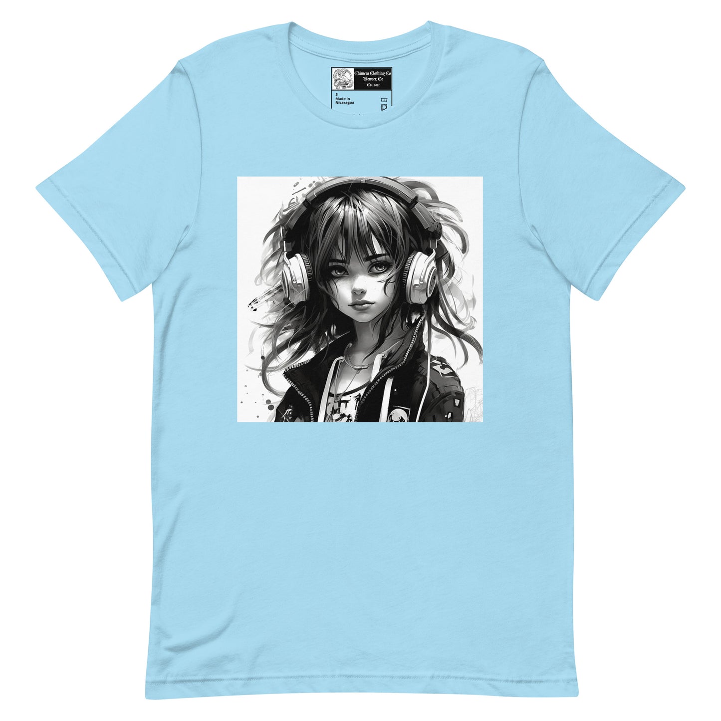 Anime Music Girl #1 Unisex t-shirt