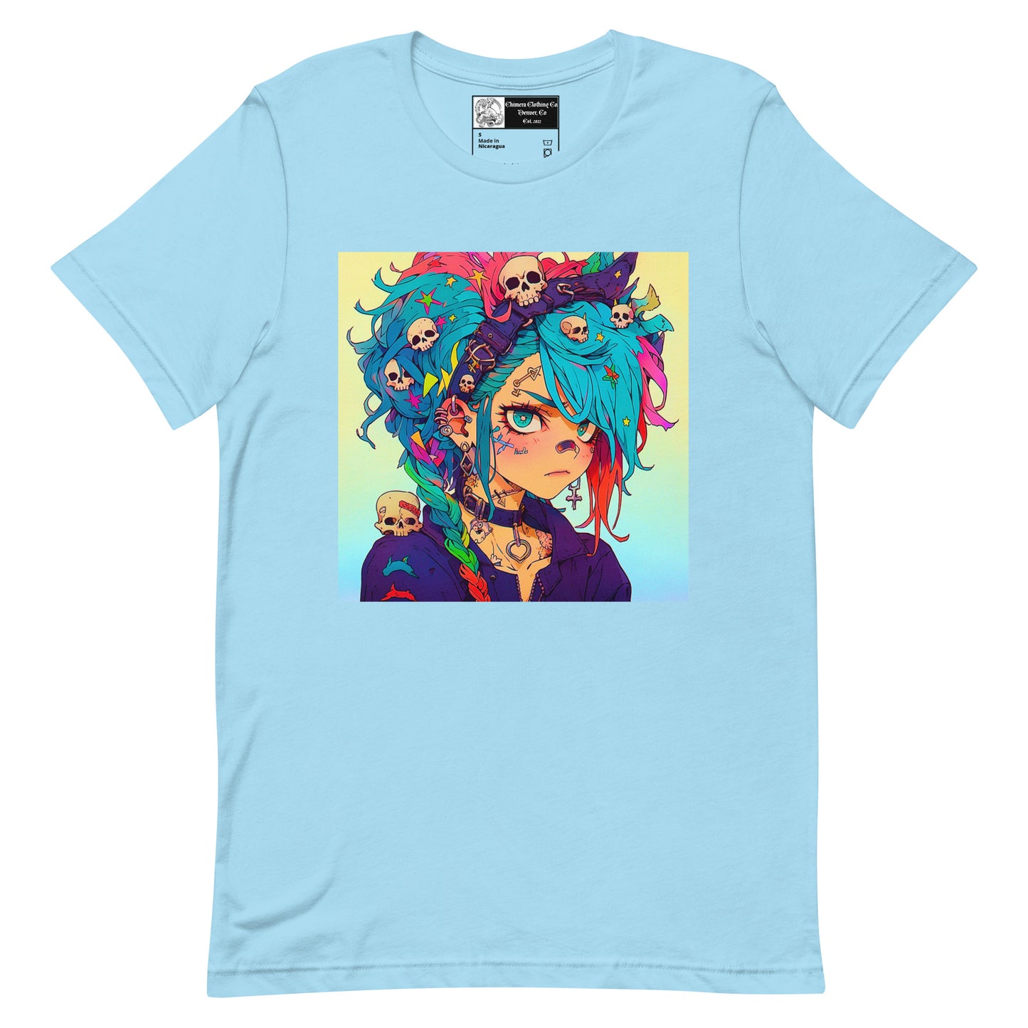 Skull Pastel Goth Girl Unisex t-shirt