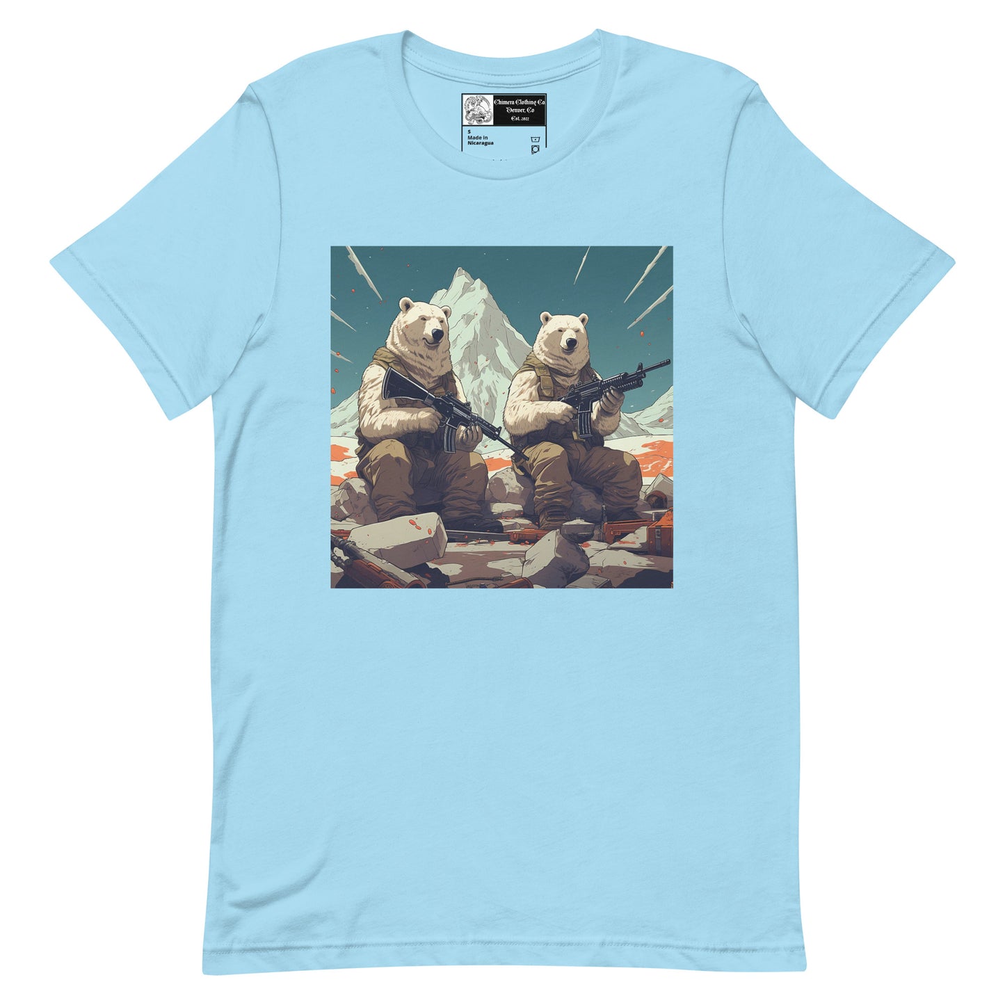 Polar Bear Soldiers Unisex t-shirt