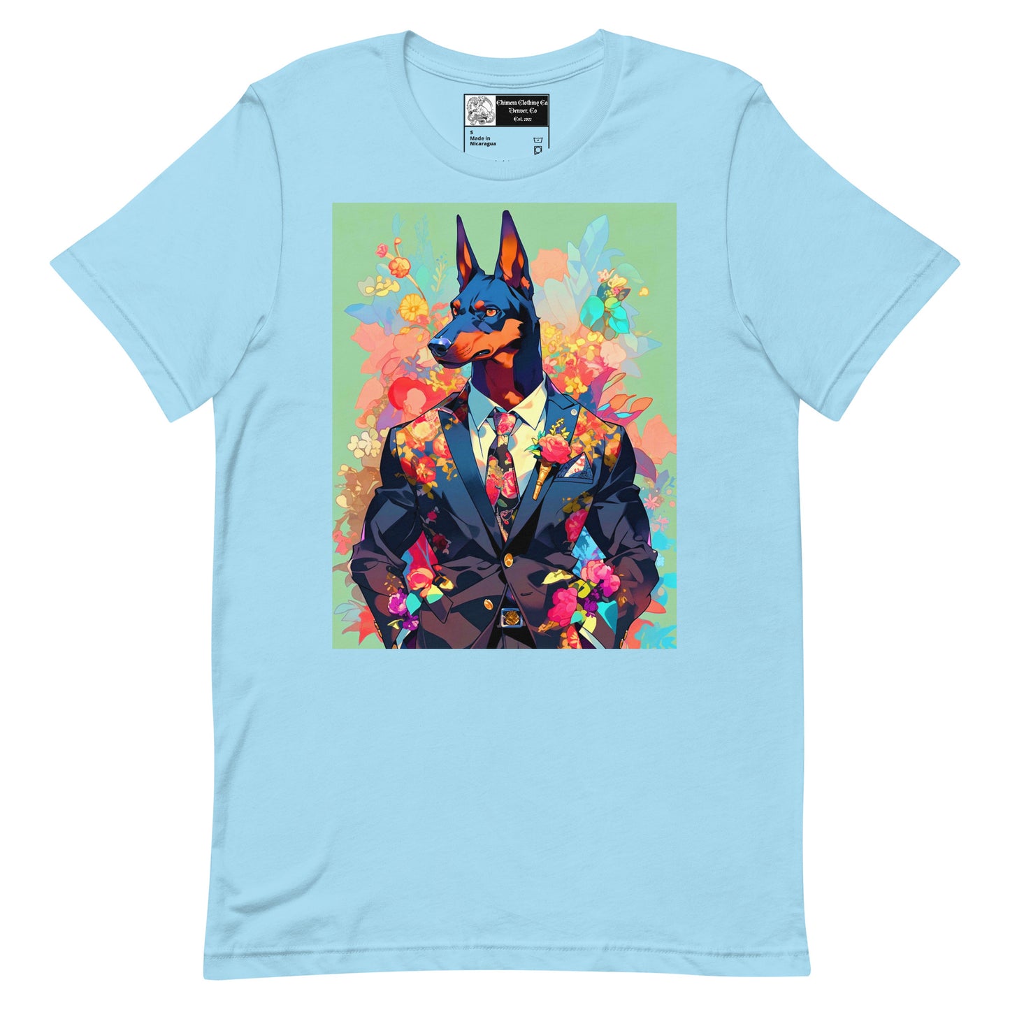 Boss Dog Doberman Unisex t-shirt