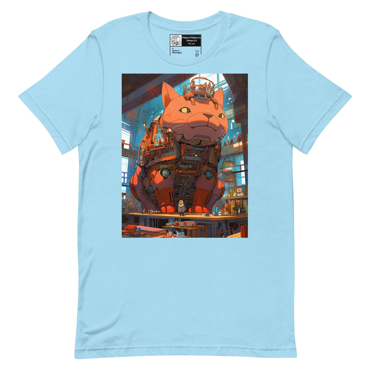 Giant Cat Robot #2 Unisex t-shirt