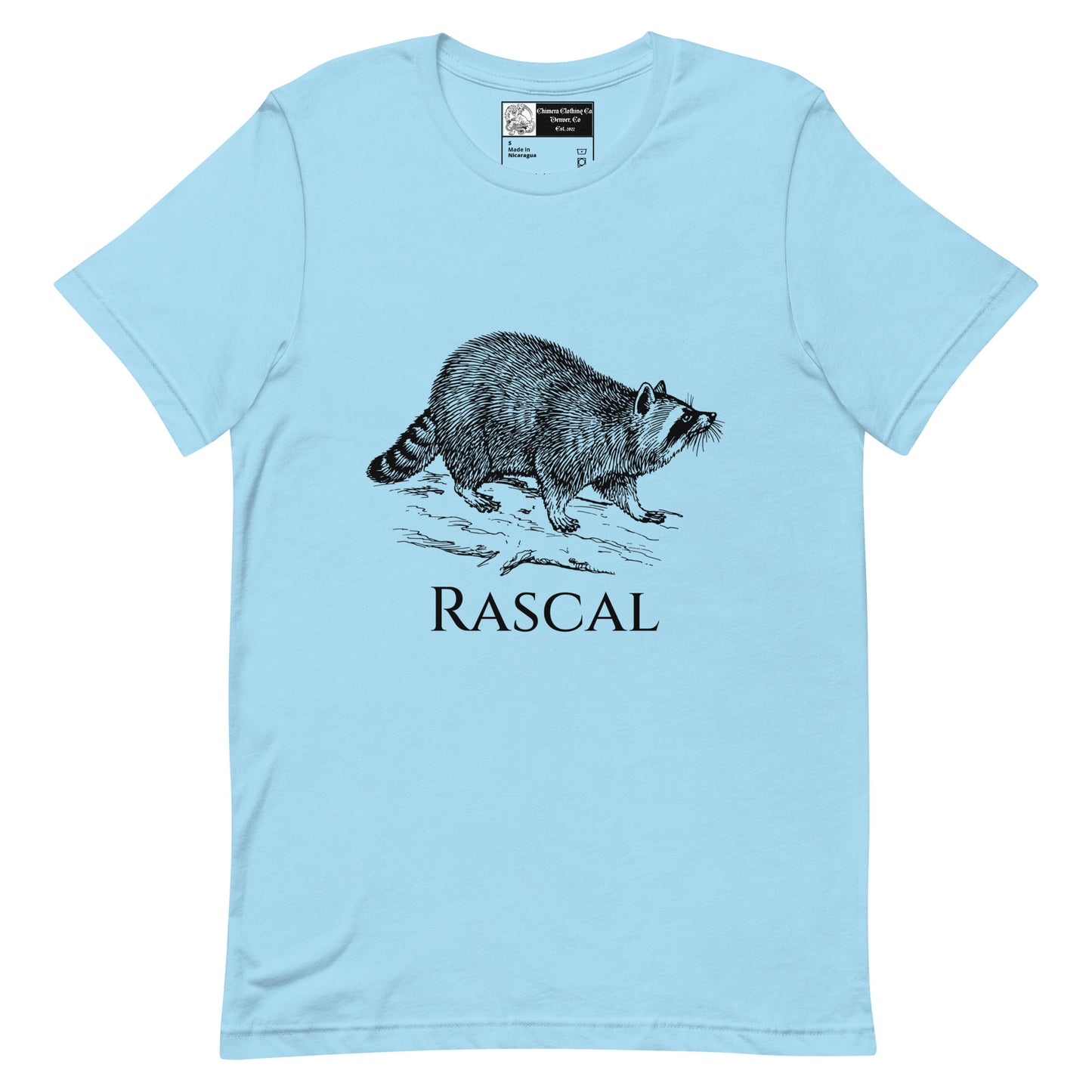 Rascal Raccoon Unisex t-shirt