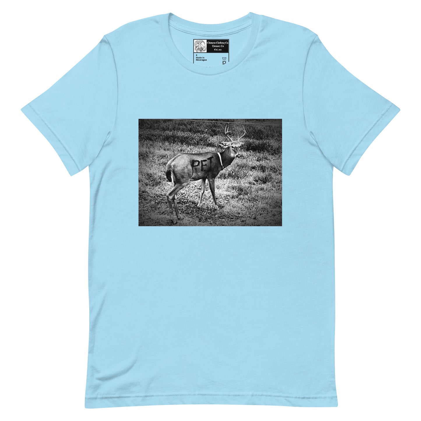 Pet Spraypainted Deer Unisex t-shirt