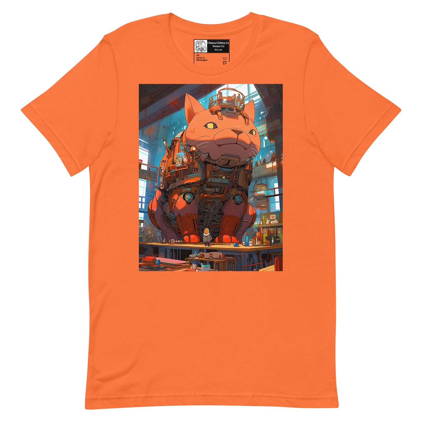 Giant Cat Robot #2 Unisex t-shirt