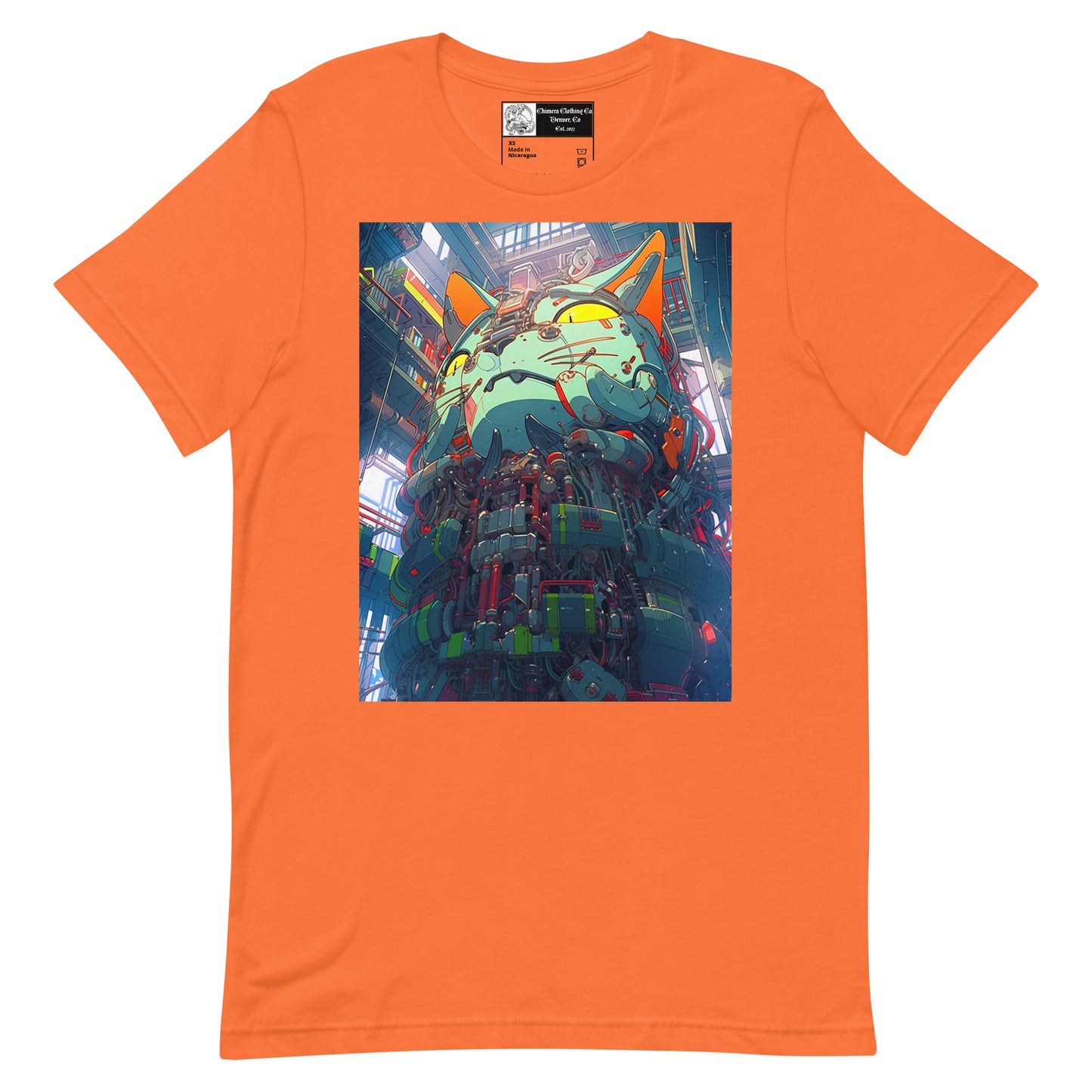 Giant Cat Robot #3 Unisex t-shirt