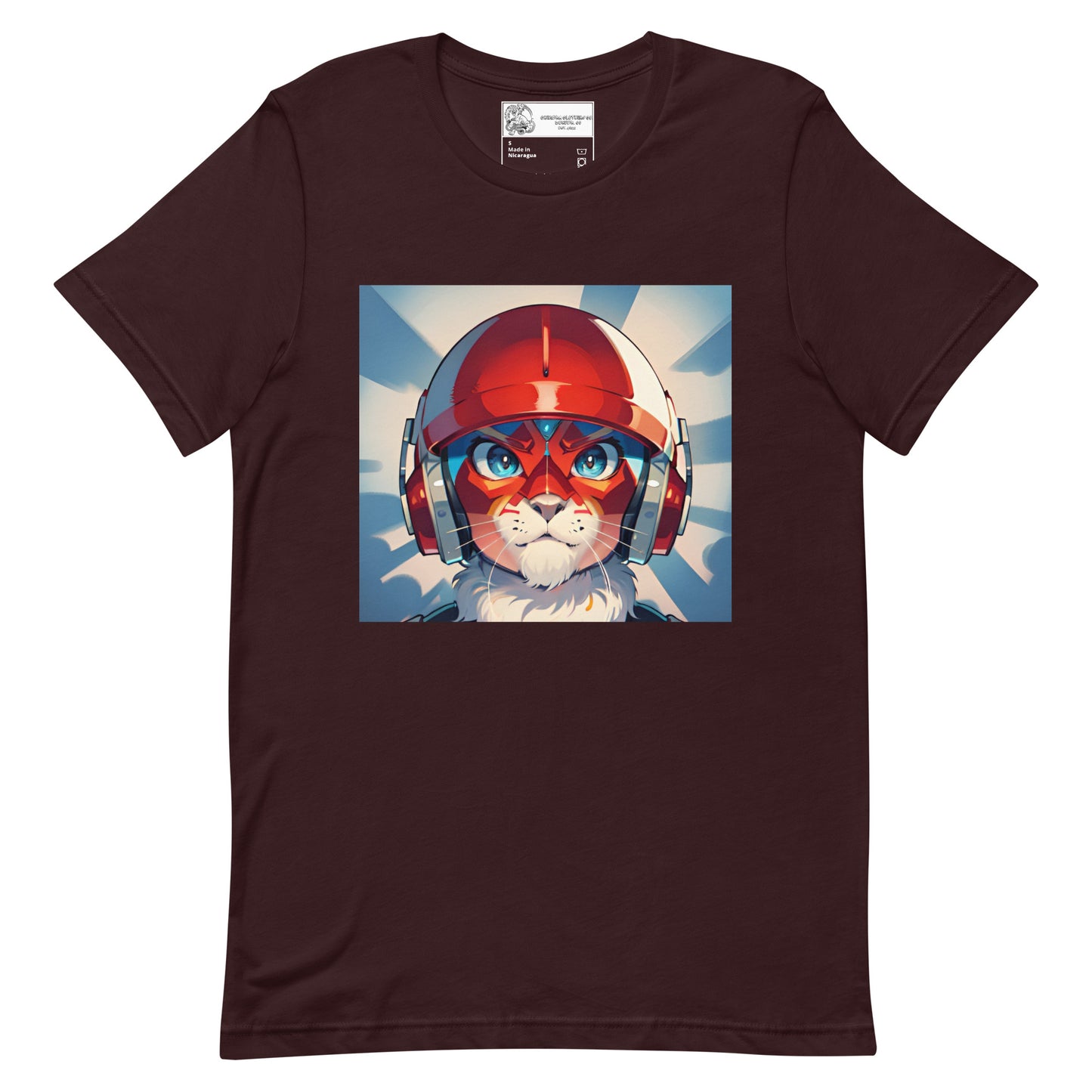 Racer Kitty Cat Unisex t-shirt