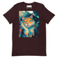 Spaceship Kitty Cat Unisex t-shirt