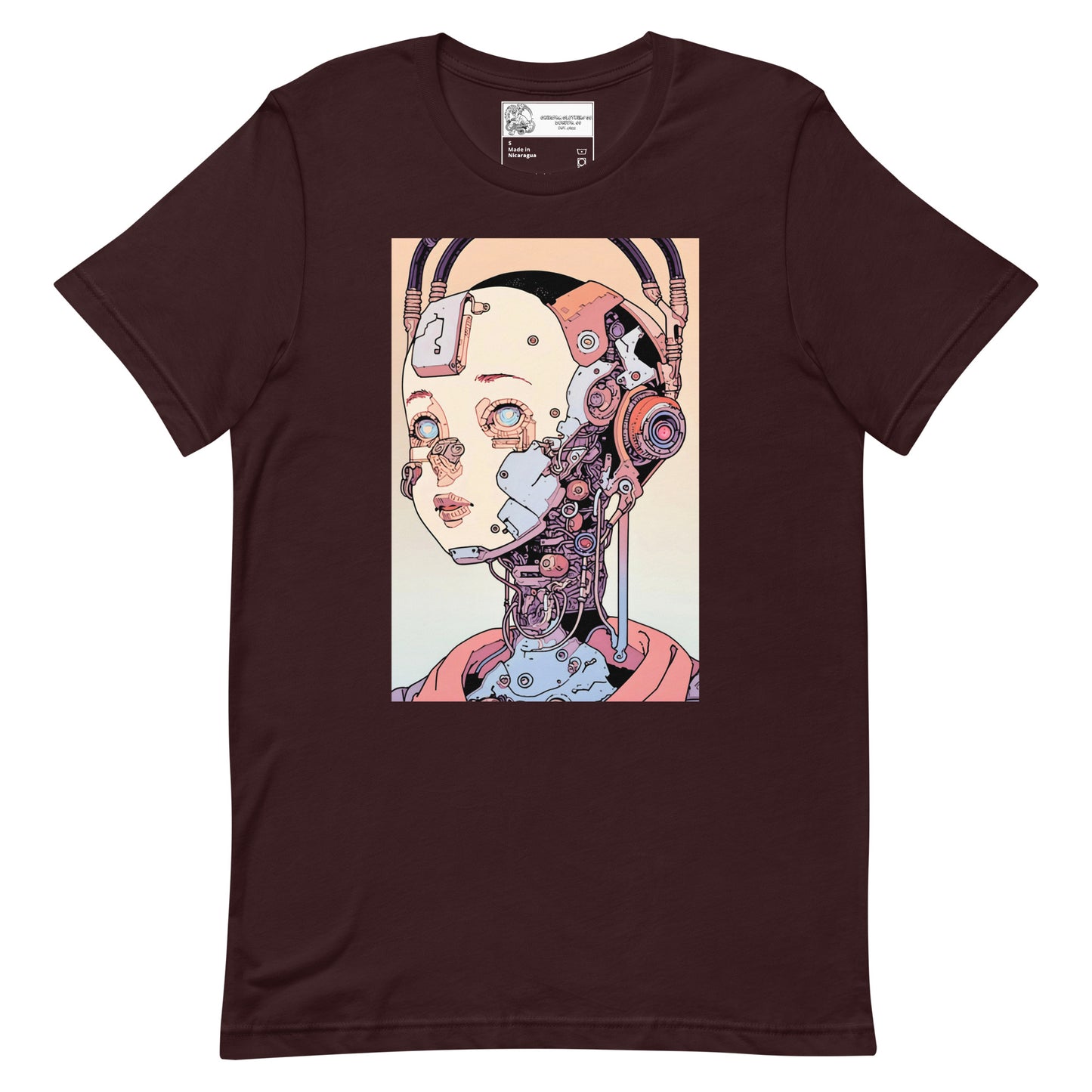 Cyborg Anime Woman #1 Unisex t-shirt