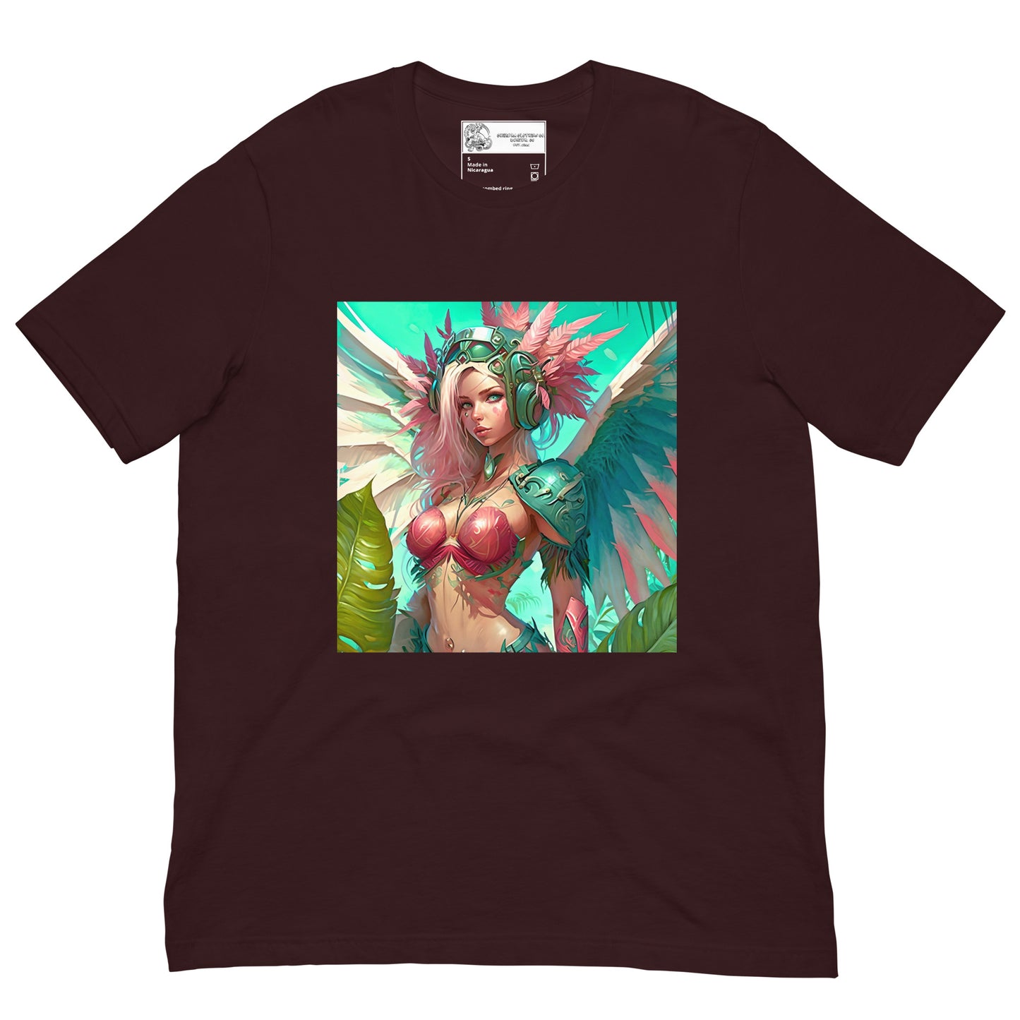 Winged Jungle Girl Unisex t-shirt