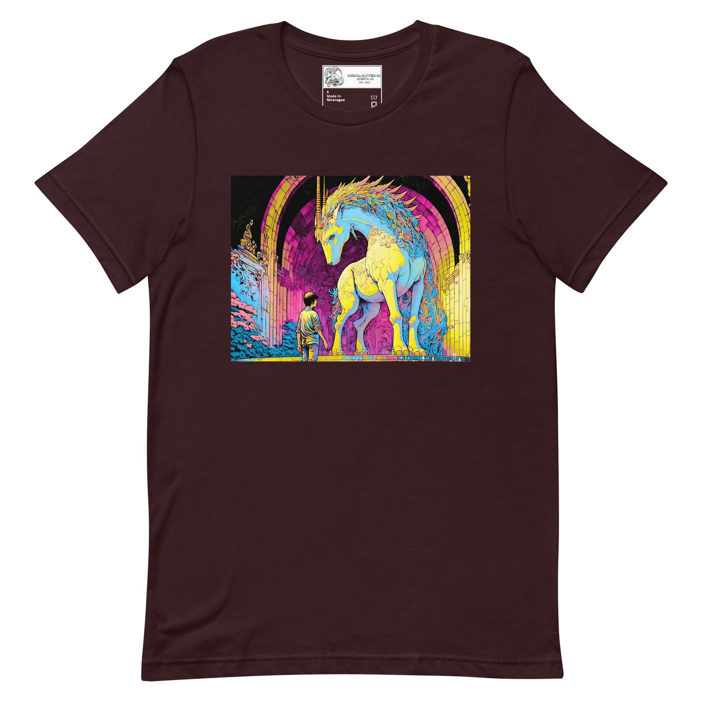 Mystic Unicorn Neon Version Unisex t-shirt